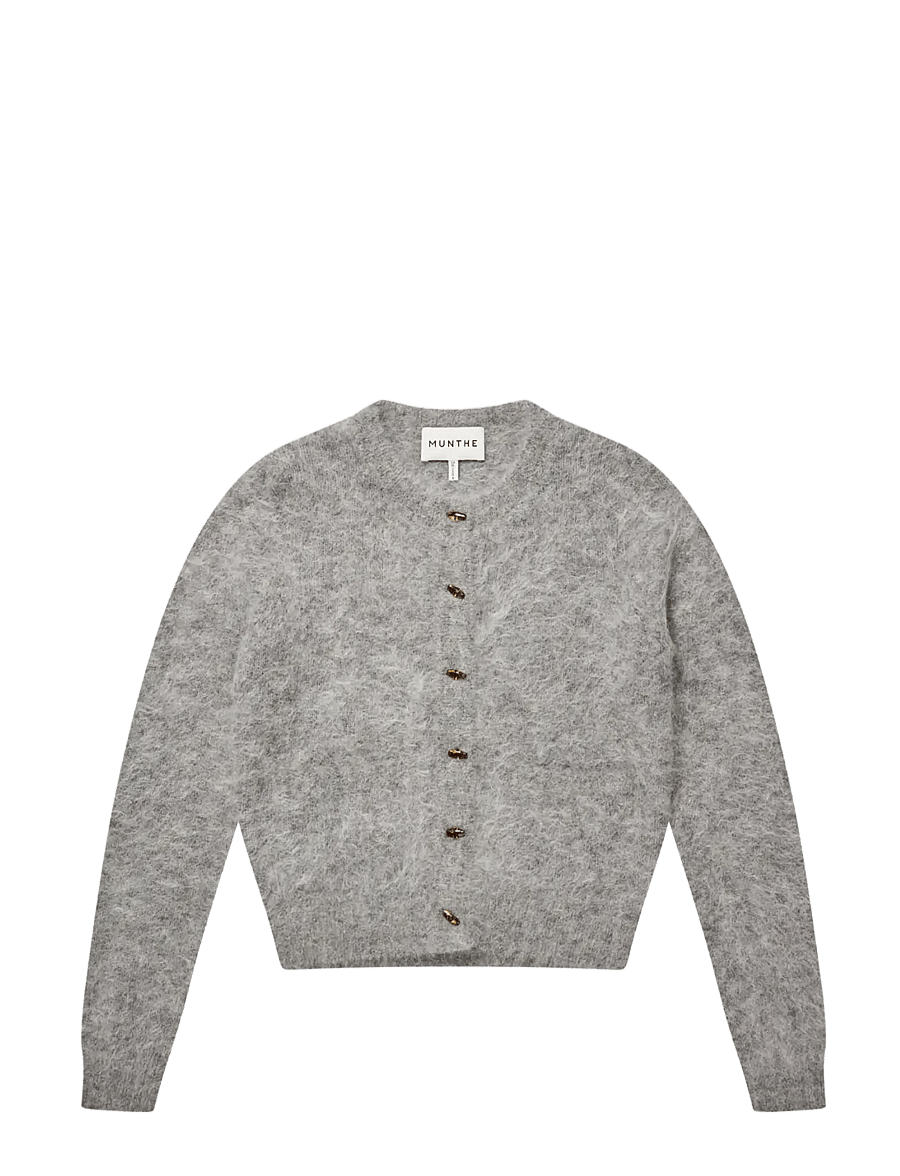 Munthe - VOVILLA - cardigans - grey - 1