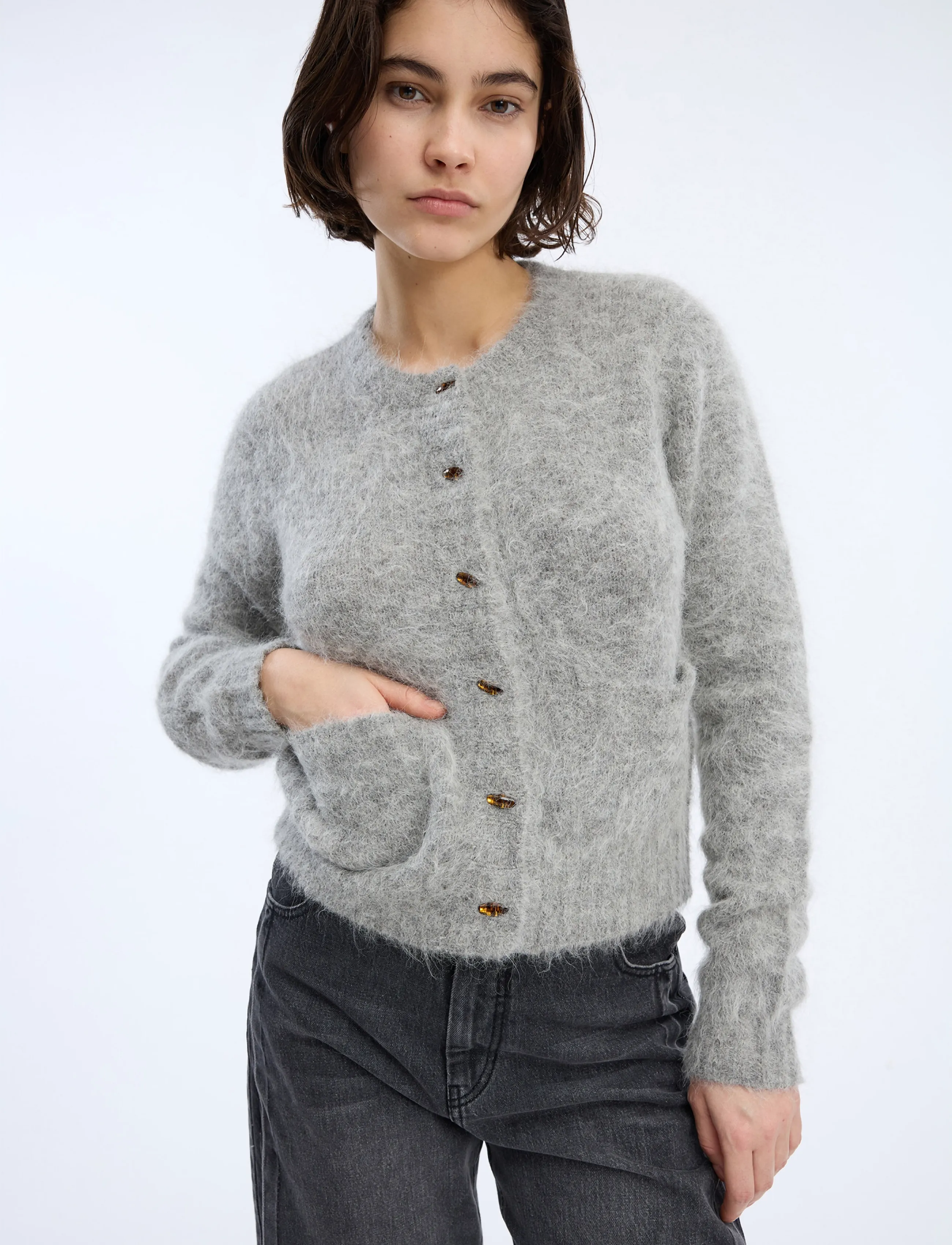 Munthe - VOVILLA - kardiganid - grey - 3