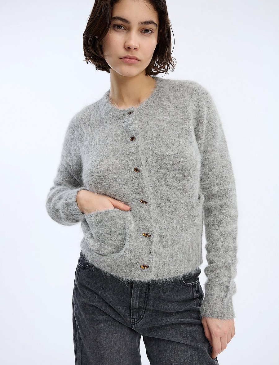 Munthe - VOVILLA - cardigans - grey - 3