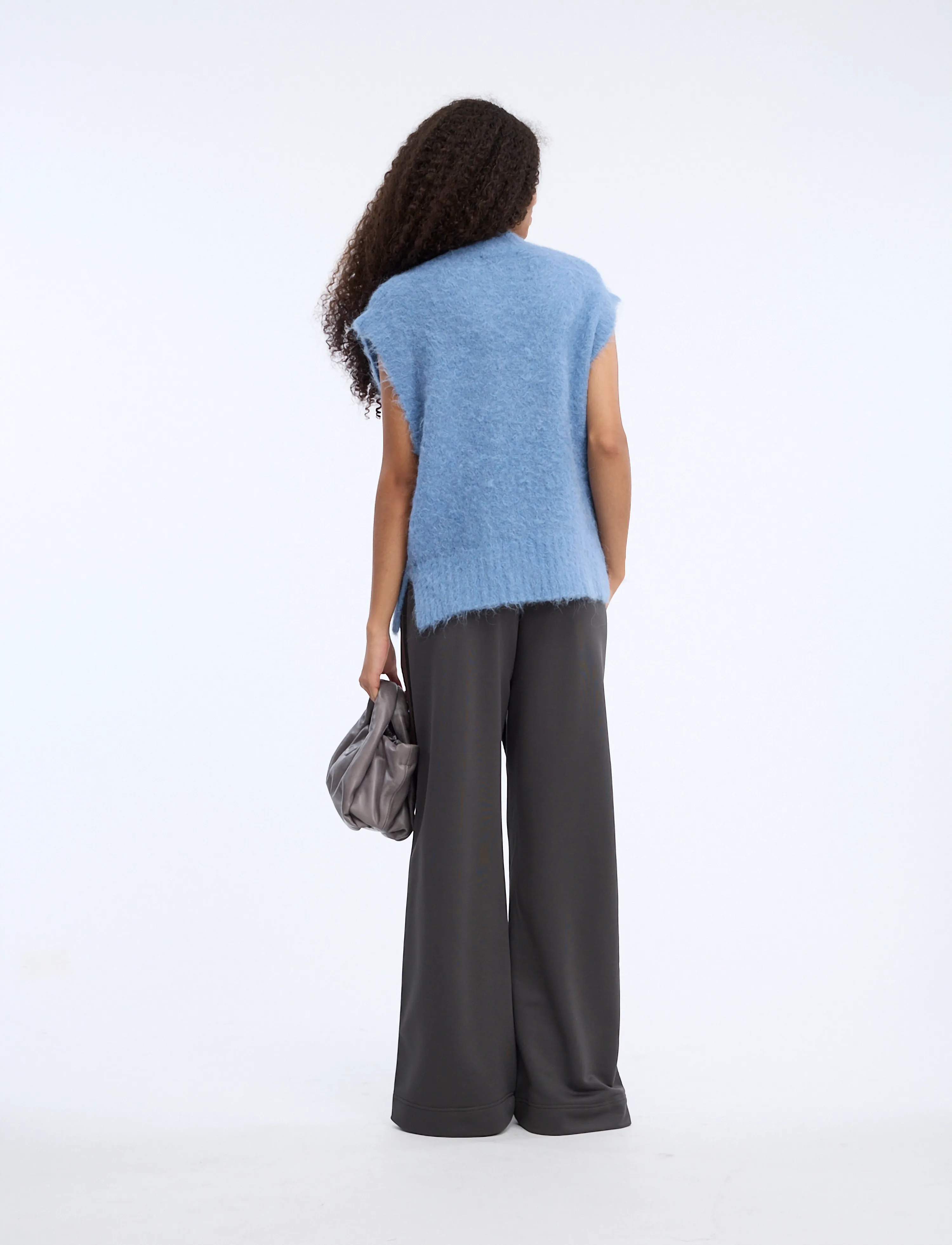 Munthe - VURULIA - kootud vestid - blue - 2