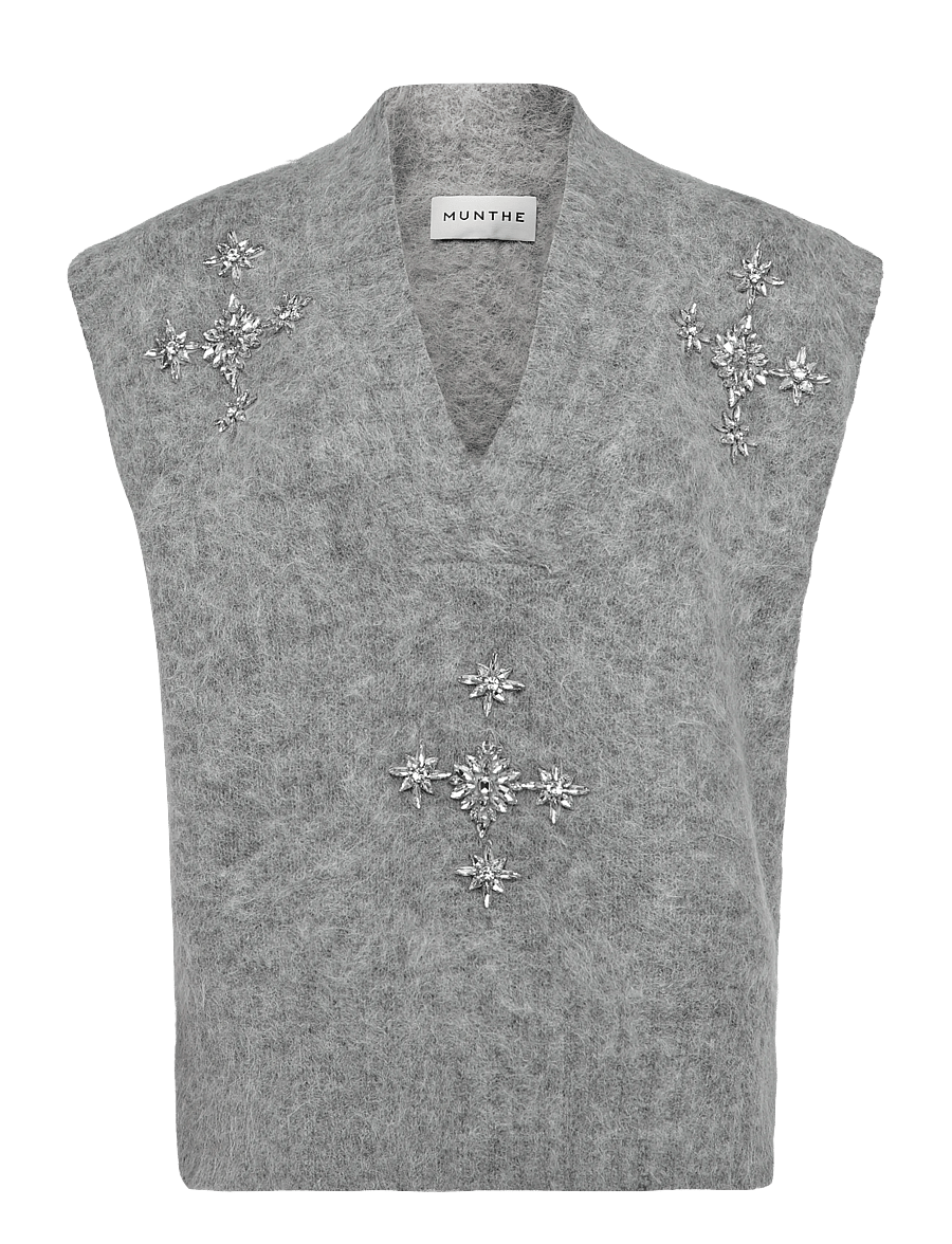 Munthe - VURULIA - strickwesten - grey - 1