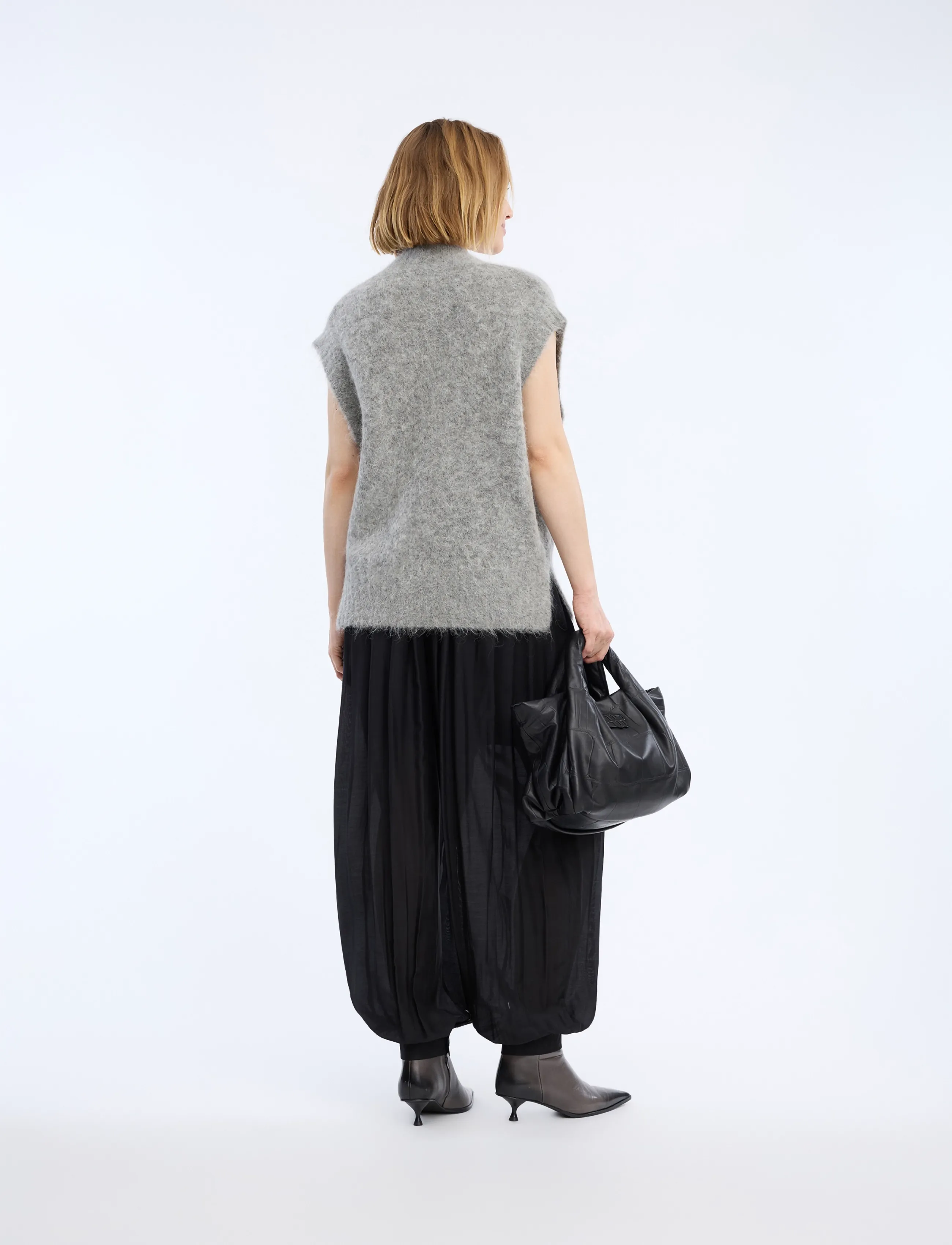 Munthe - VURULIA - knitted vests - grey - 2