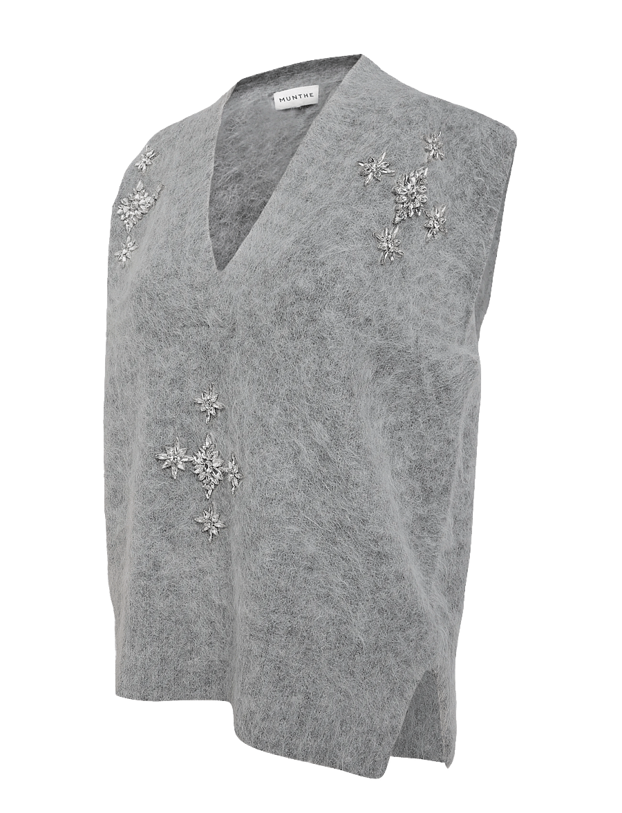 Munthe - VURULIA - strickwesten - grey - 3