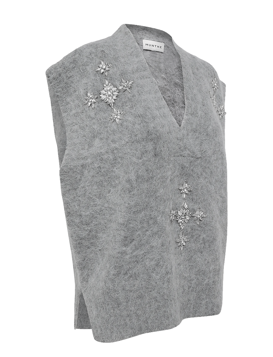 Munthe - VURULIA - strickwesten - grey - 4