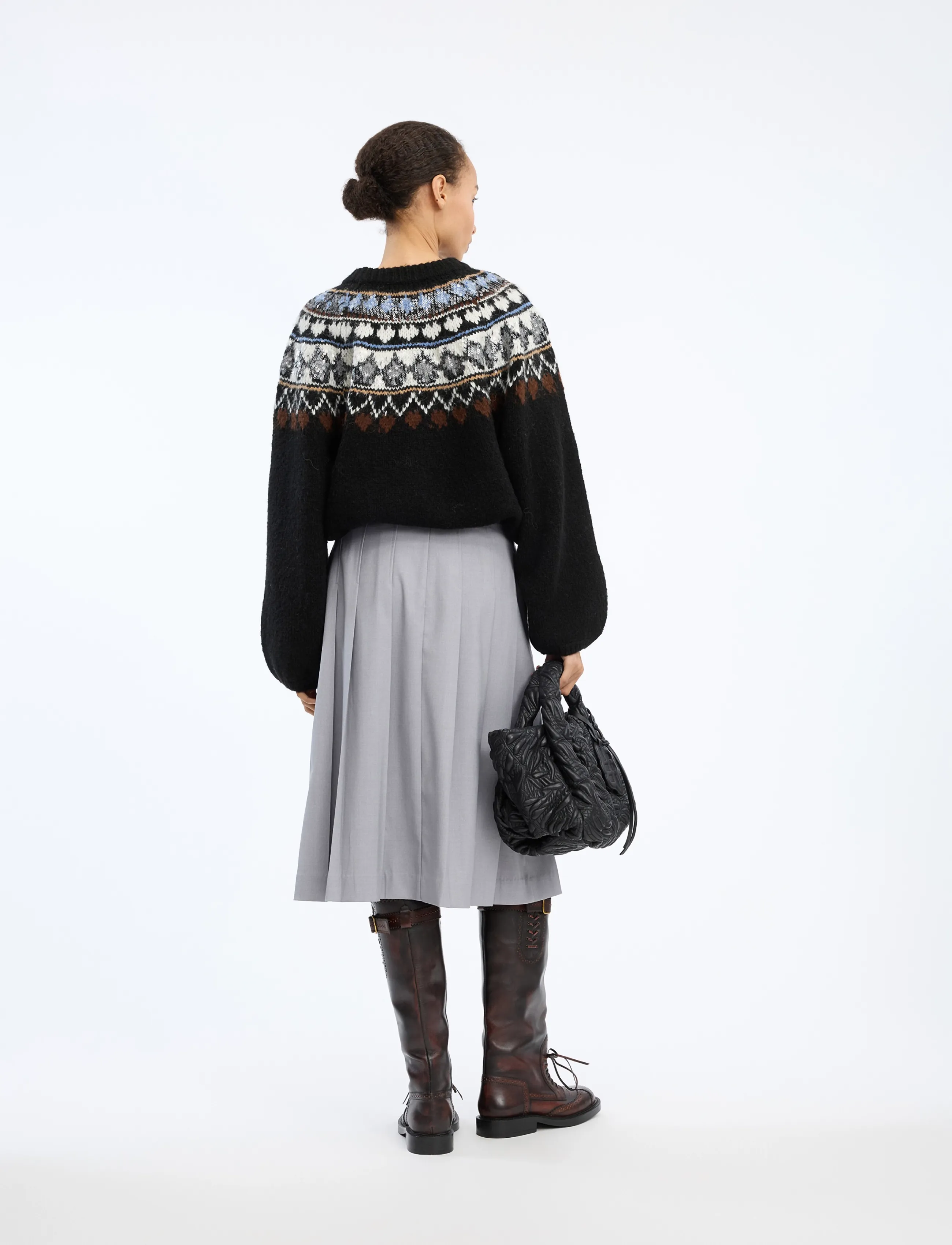 Munthe - VAFFIE - jumpers - mix black - 2