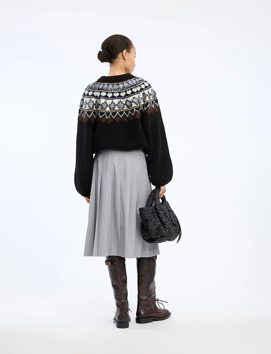 Munthe - VAFFIE - pullover - mix black - 2