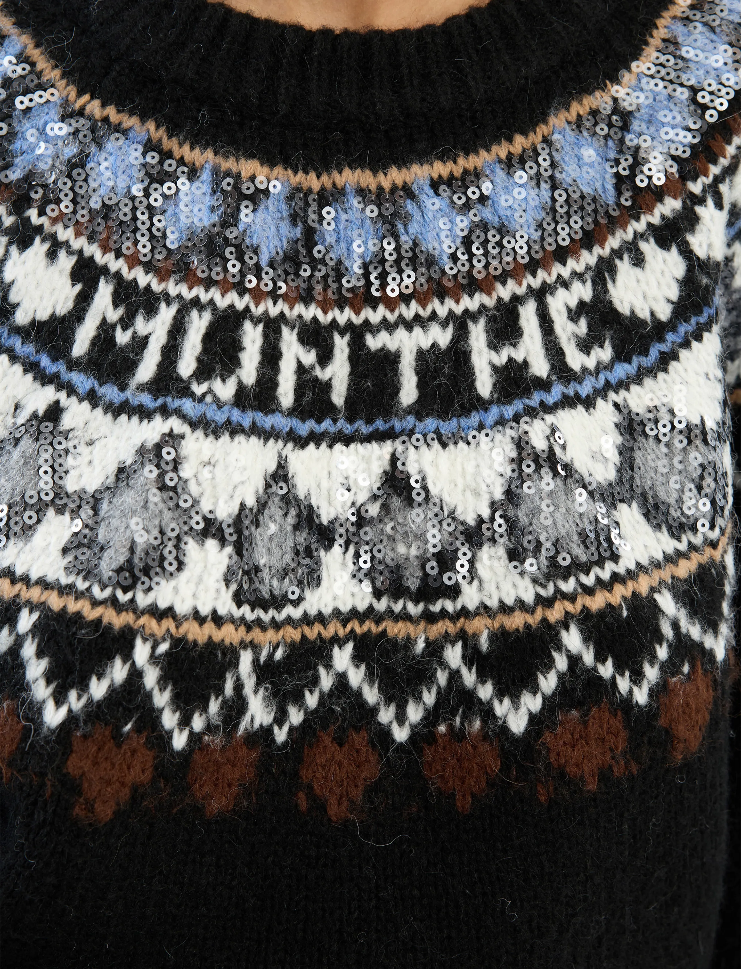 Munthe - VAFFIE - jumpers - mix black - 4