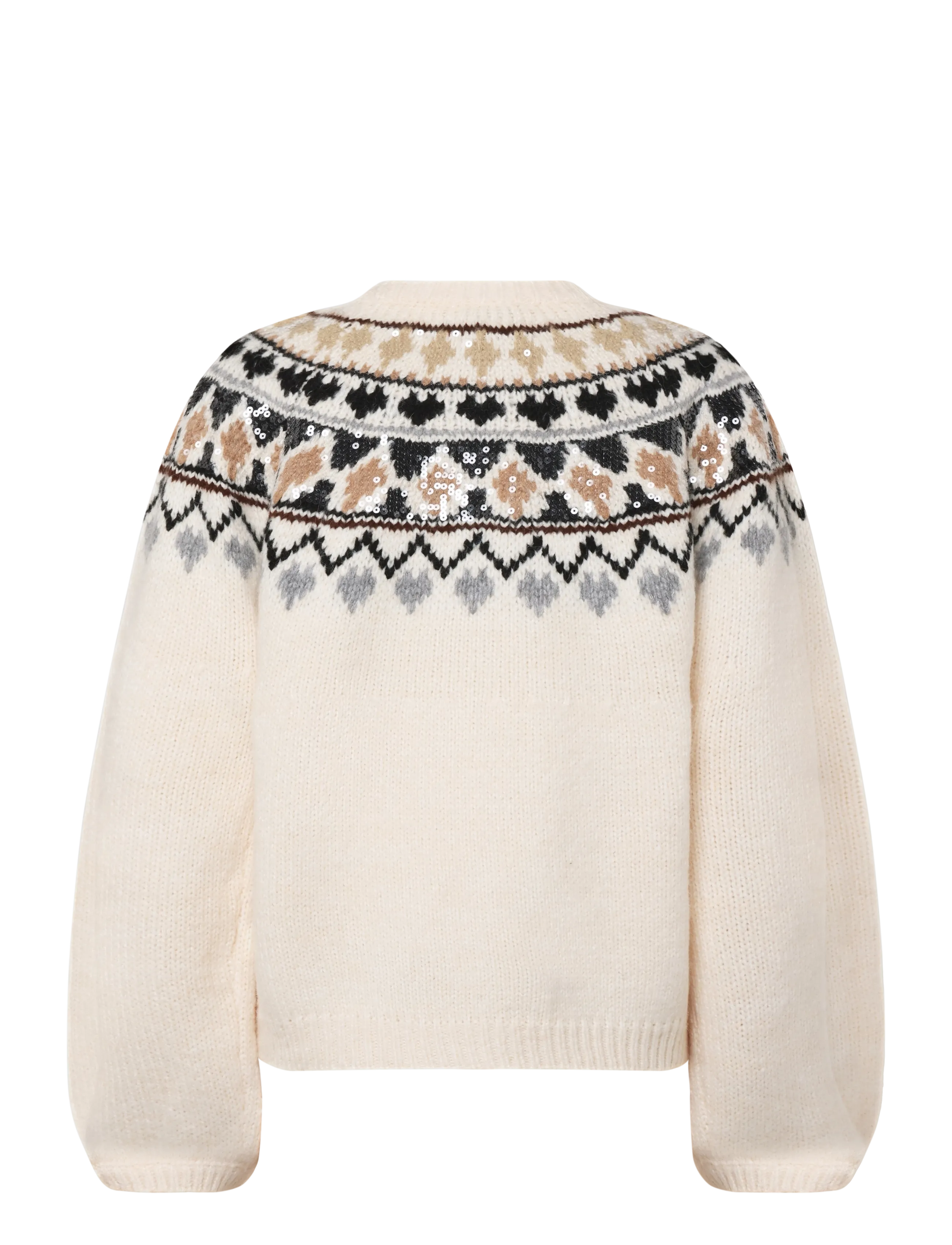Munthe - VAFFIE - striktrøjer - mix creme - 2