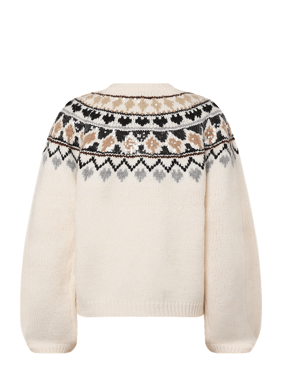 Munthe - VAFFIE - striktrøjer - mix creme - 2