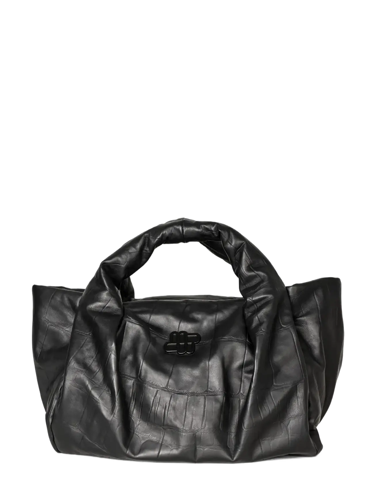 Munthe LIXIO CROCO - Schultertaschen - BLACK / black