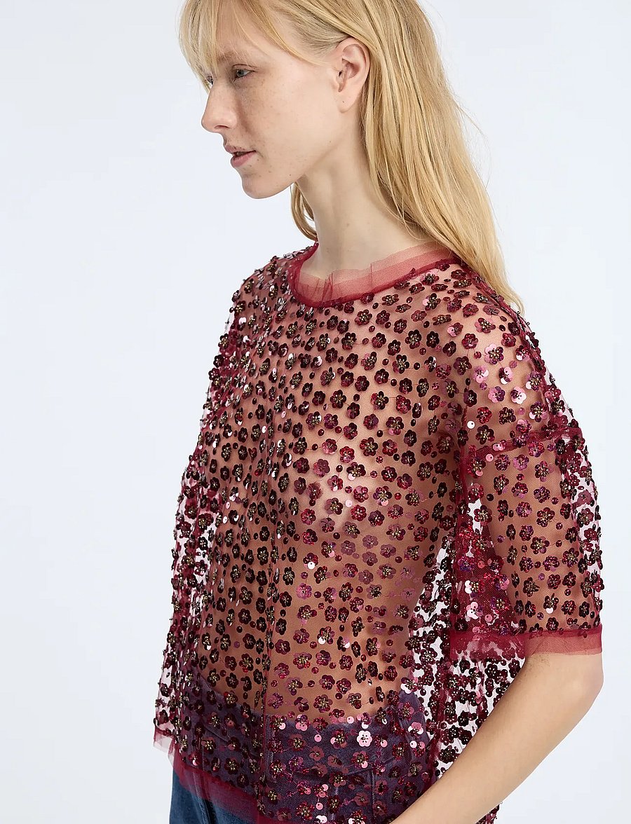 Munthe - CARALEE - t-shirts - bordeaux - 2