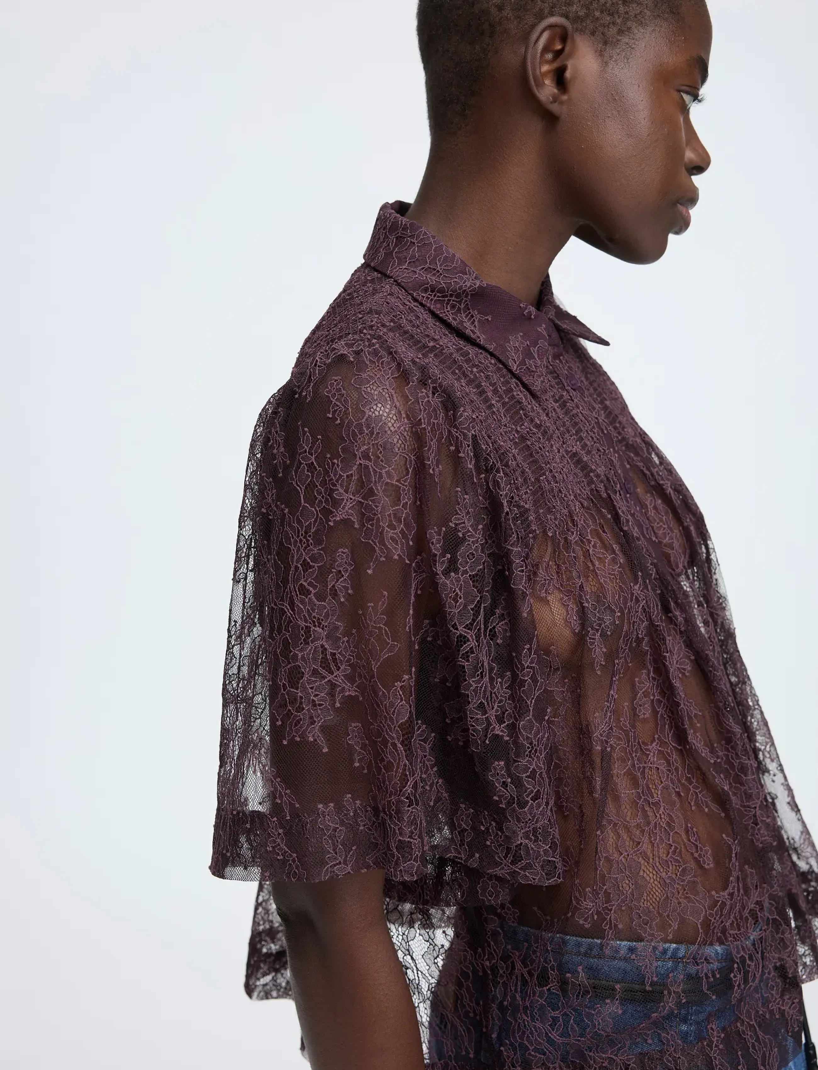Munthe - CAMELLY - short-sleeved shirts - plum - 2