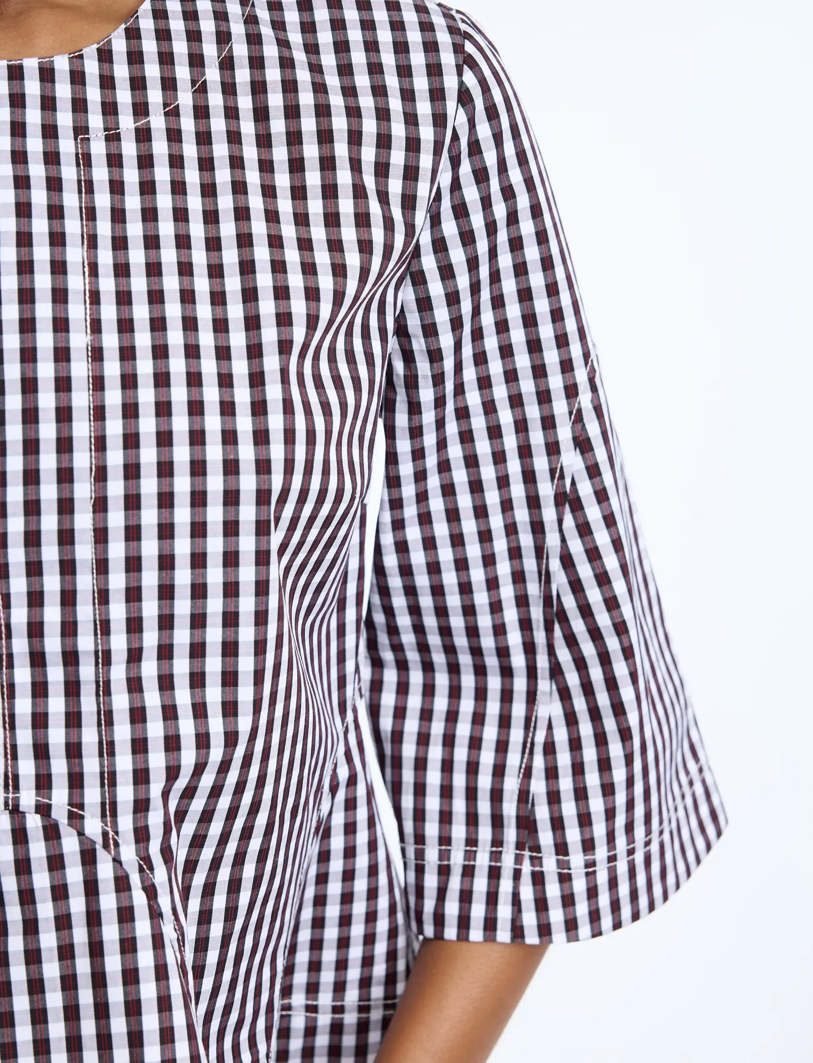 Munthe - CAPRI - three-quarter-sleeved blouses - plum - 4