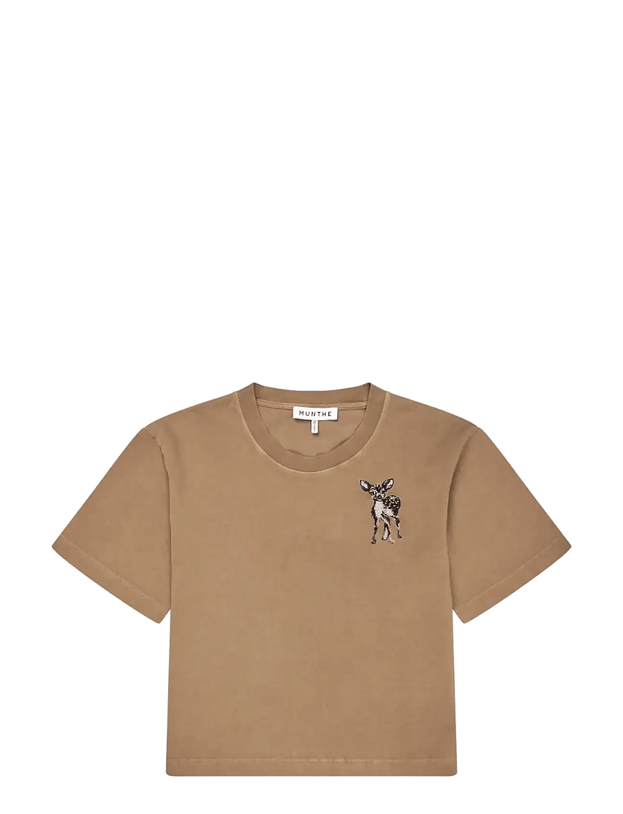 Munthe - CELESTHIA - crop tops - camel - 1