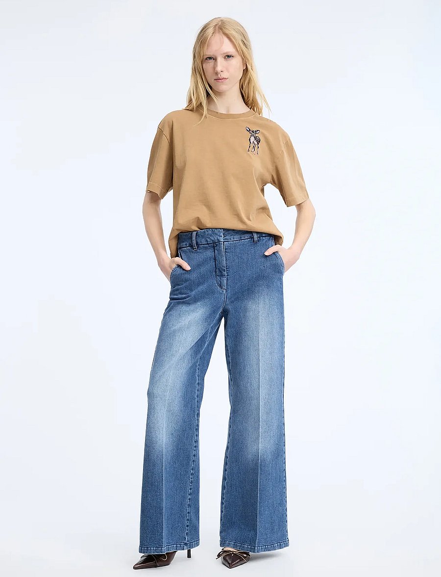 Munthe - CELESTHIA - crop tops - camel - 0