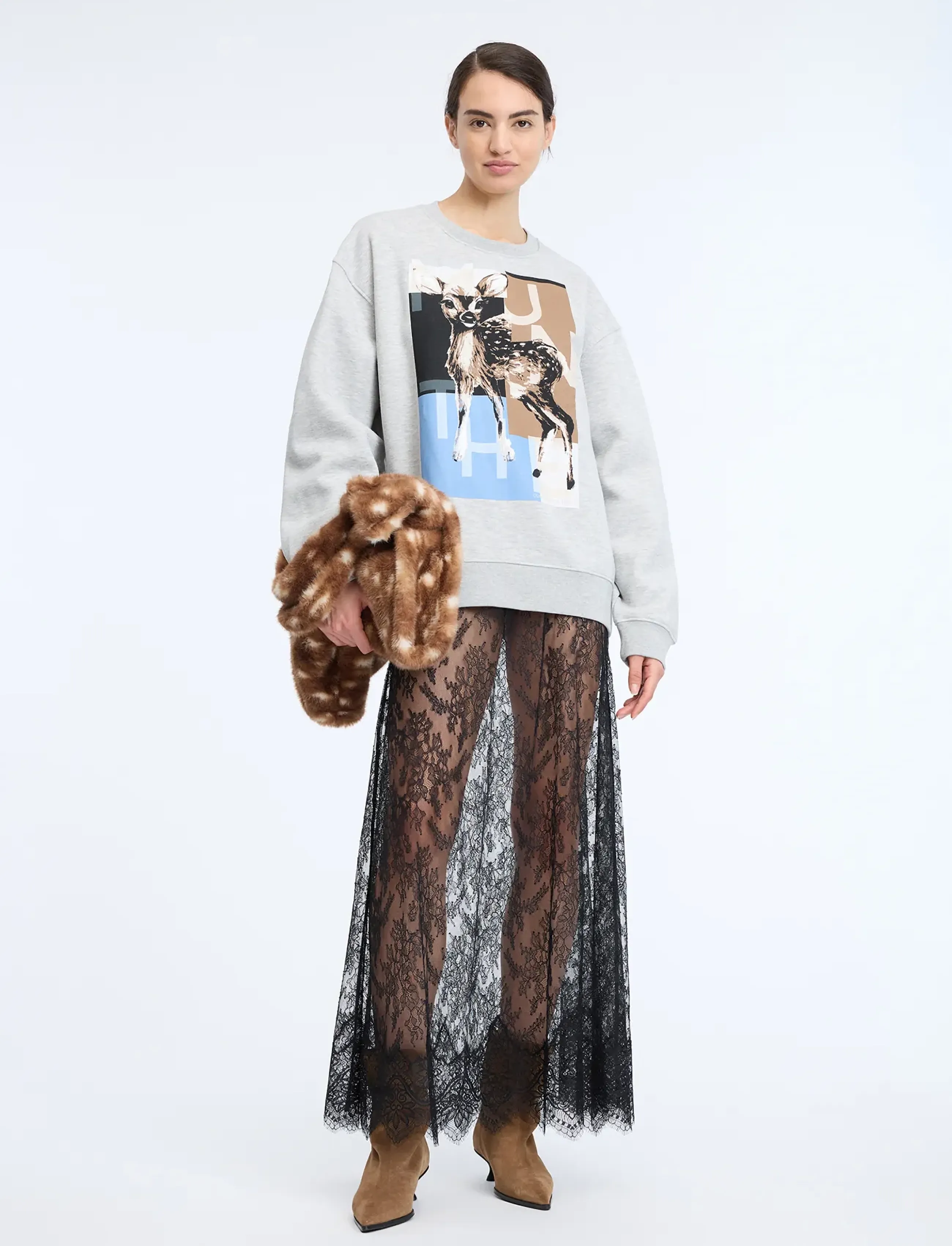 Munthe - CHANDLER - sweatshirts - light grey - 0