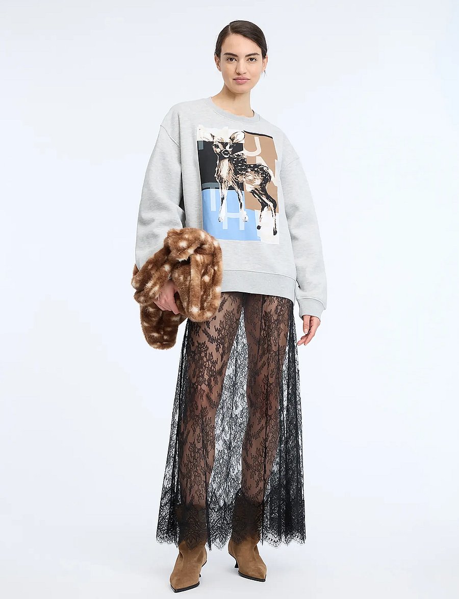 Munthe - CHANDLER - sweatshirts - light grey - 0