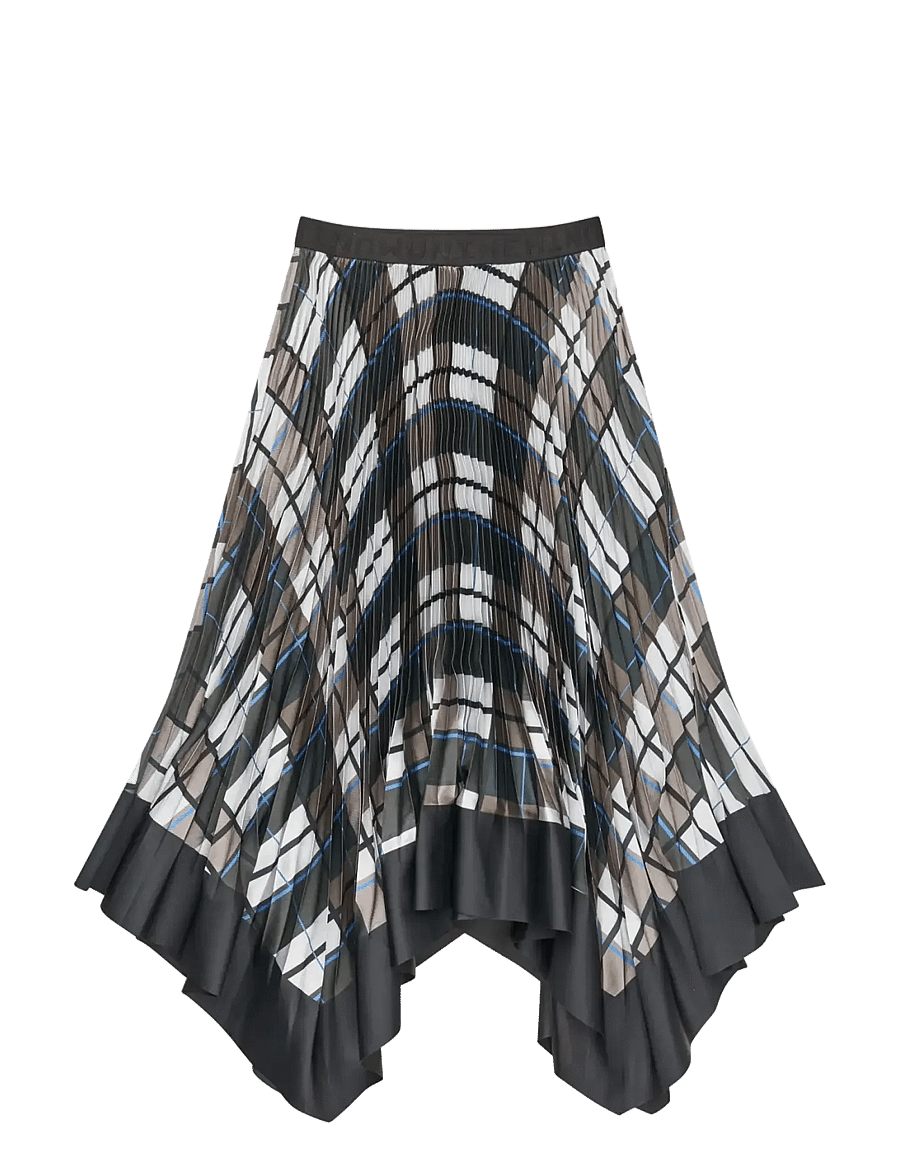 Munthe - CYNTHIA - plisseeritud seelikud - print brown - 1