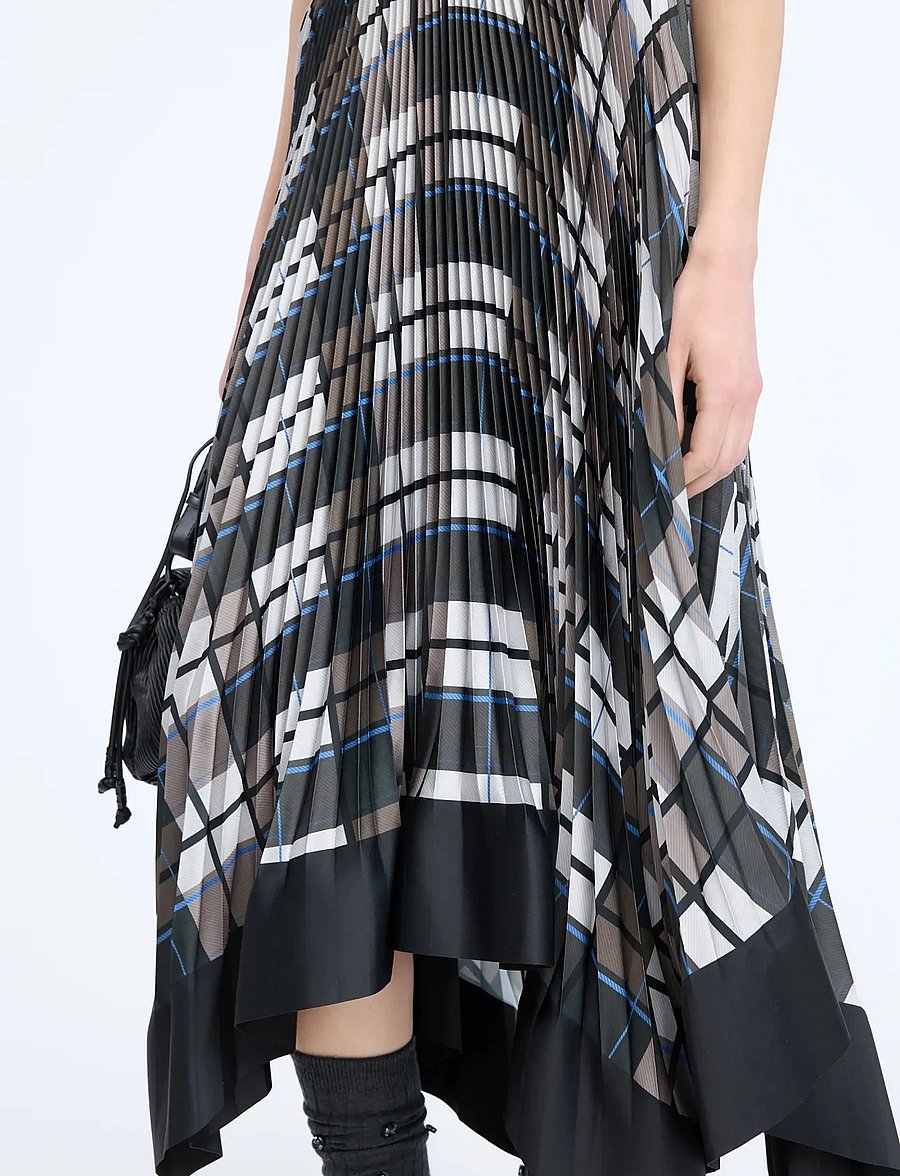 Munthe - CYNTHIA - plisseeritud seelikud - print brown - 3