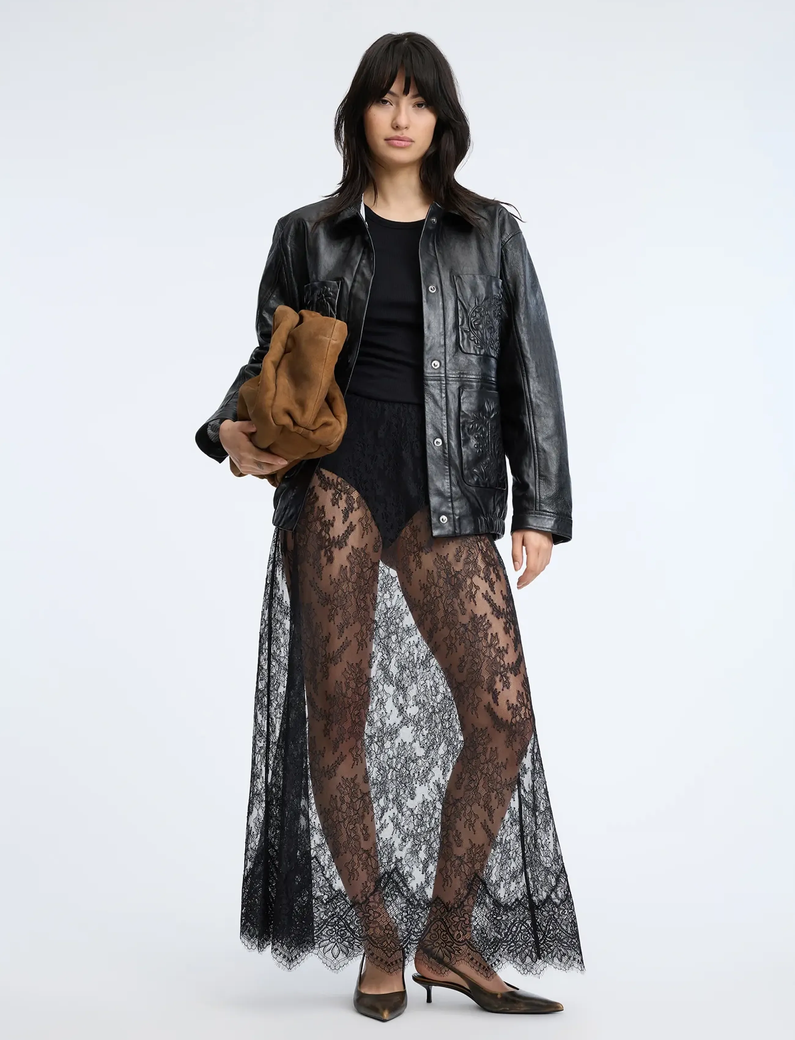 Munthe - CORDELIA - plisseeritud seelikud - black - 0