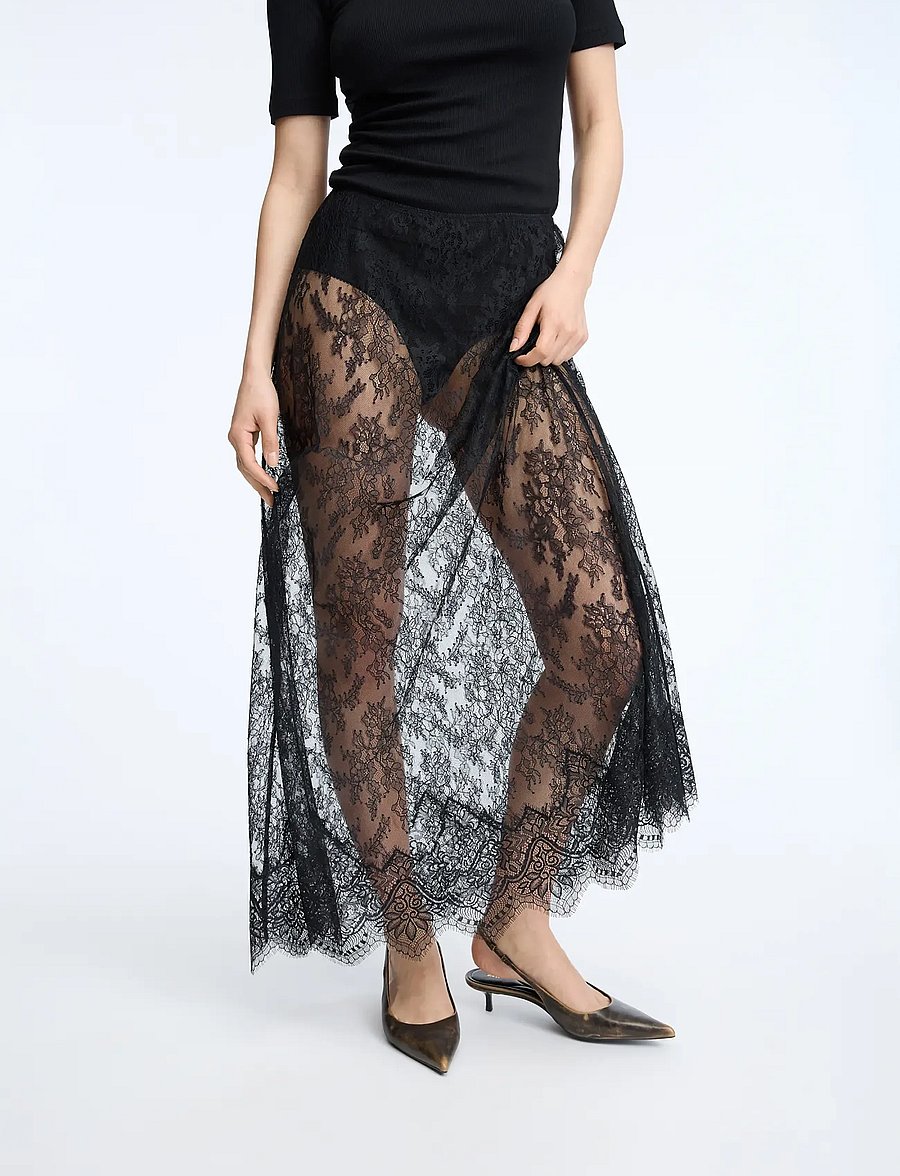 Munthe - CORDELIA - plisseeritud seelikud - black - 2