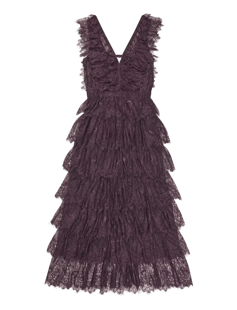 Munthe - CONTESSA - spitzenkleider - plum - 1