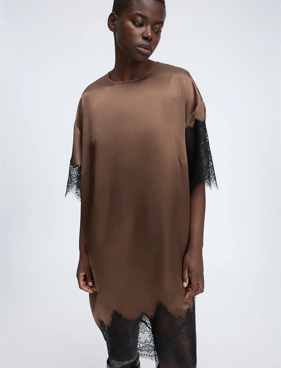 Munthe - CAITLYNNA - spitzenkleider - brown - 2
