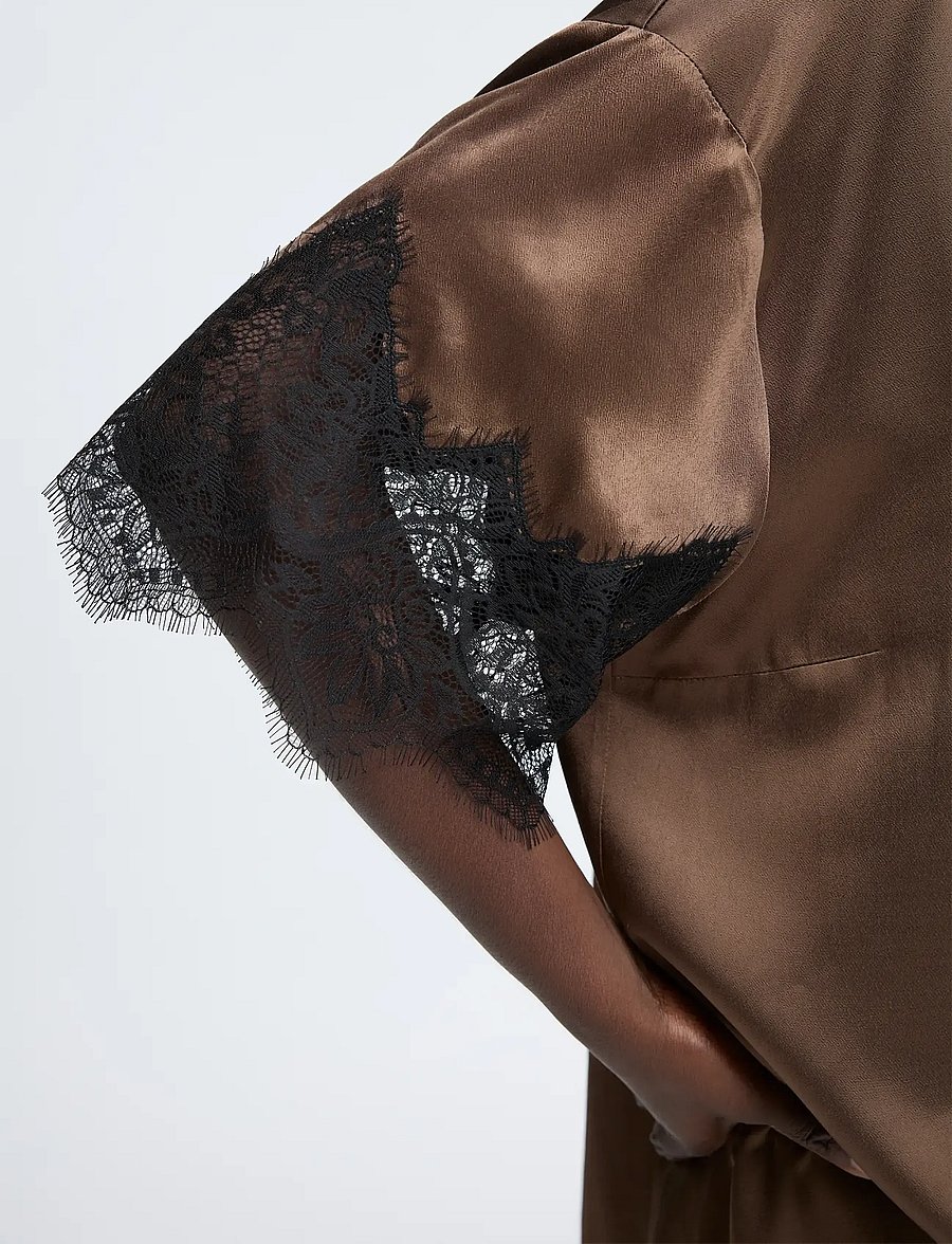 Munthe - CAITLYNNA - spitzenkleider - brown - 3