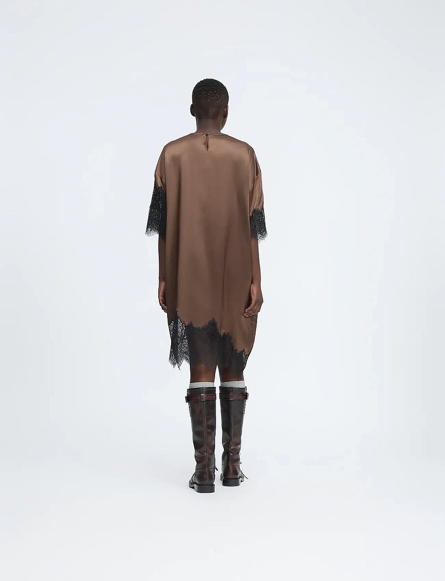 Munthe - CAITLYNNA - spitzenkleider - brown - 4