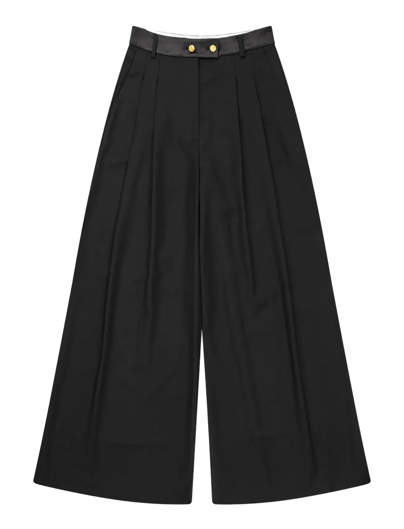 Munthe - CHARMY - vida byxor - black - 1