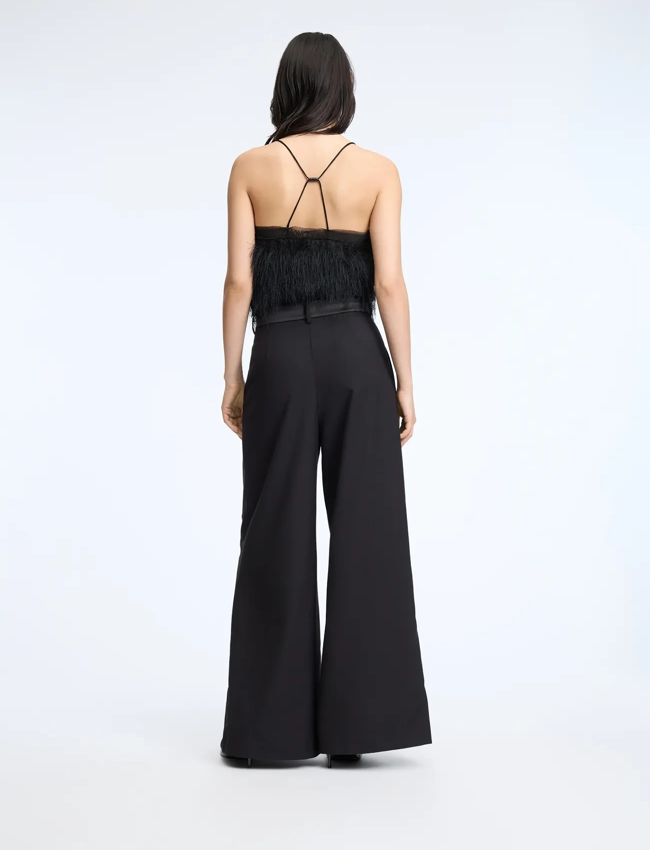 Munthe - CHARMY - vida byxor - black - 3