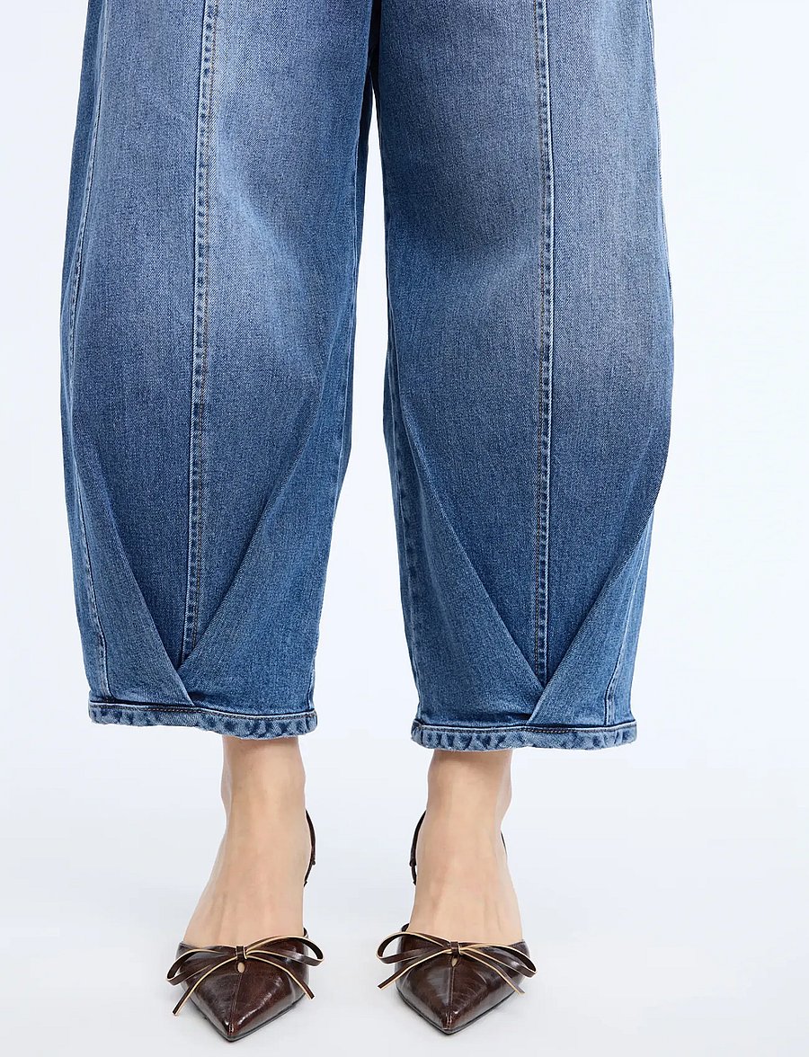 Munthe - CORALYNE - barrel jeans - blue - 3