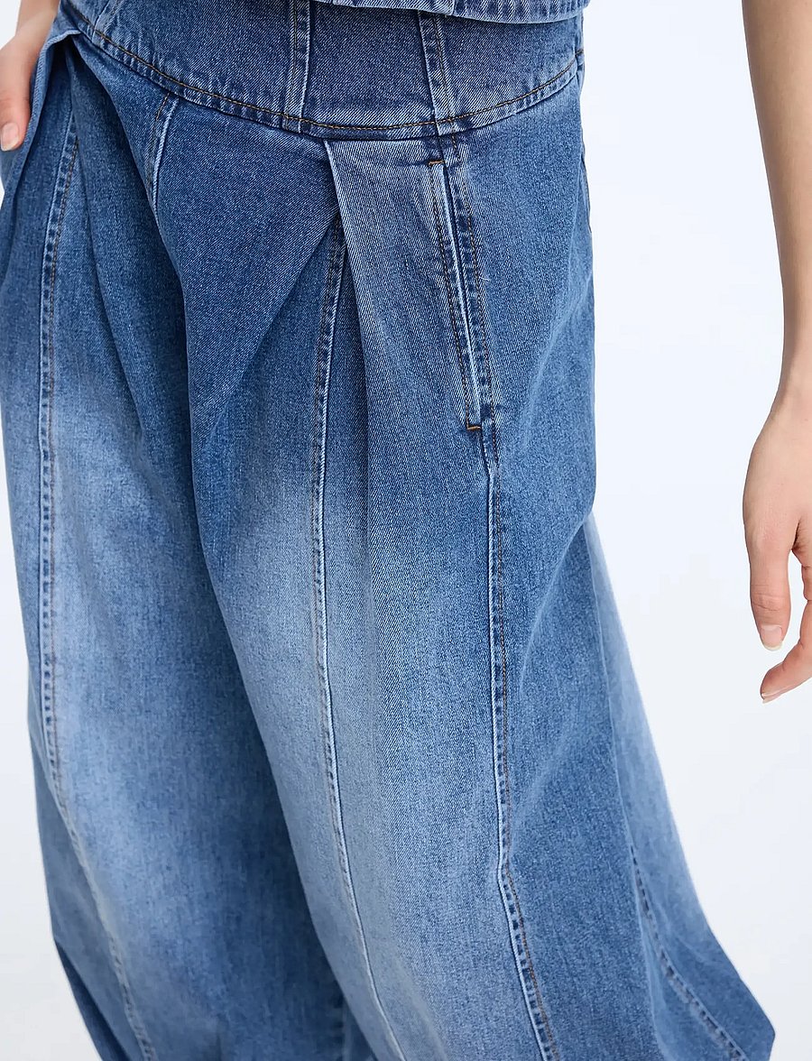 Munthe - CORALYNE - barrel jeans - blue - 5