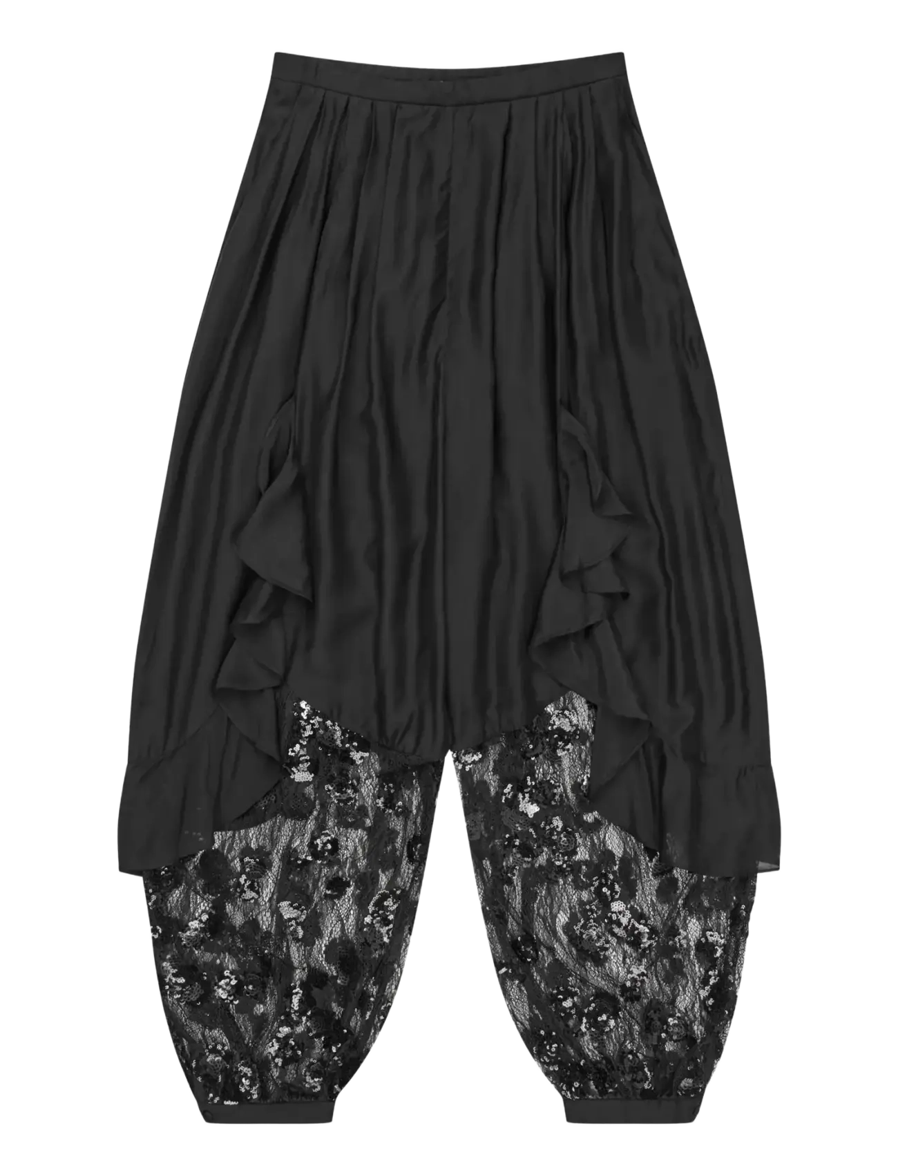 Munthe - CELESTHE - vida byxor - black - 1