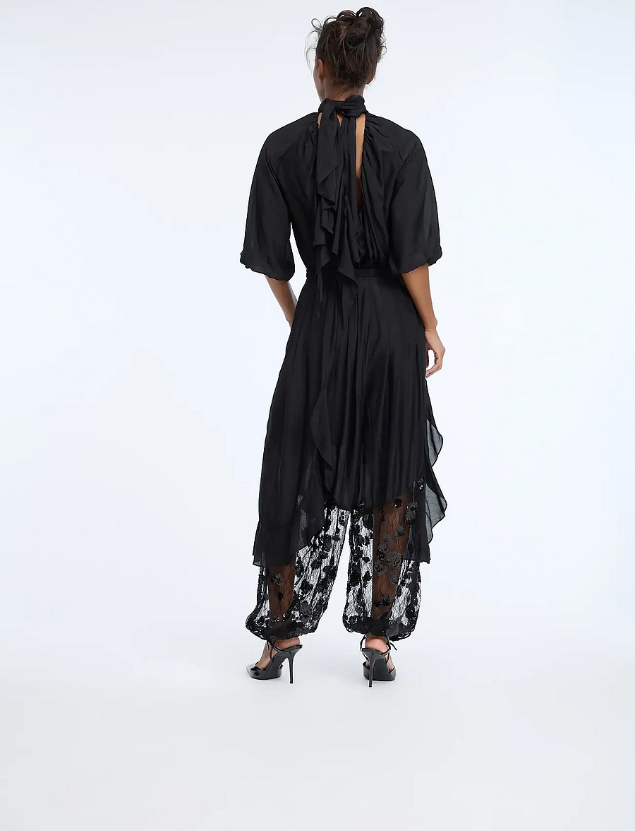 Munthe - CELESTHE - vida byxor - black - 5
