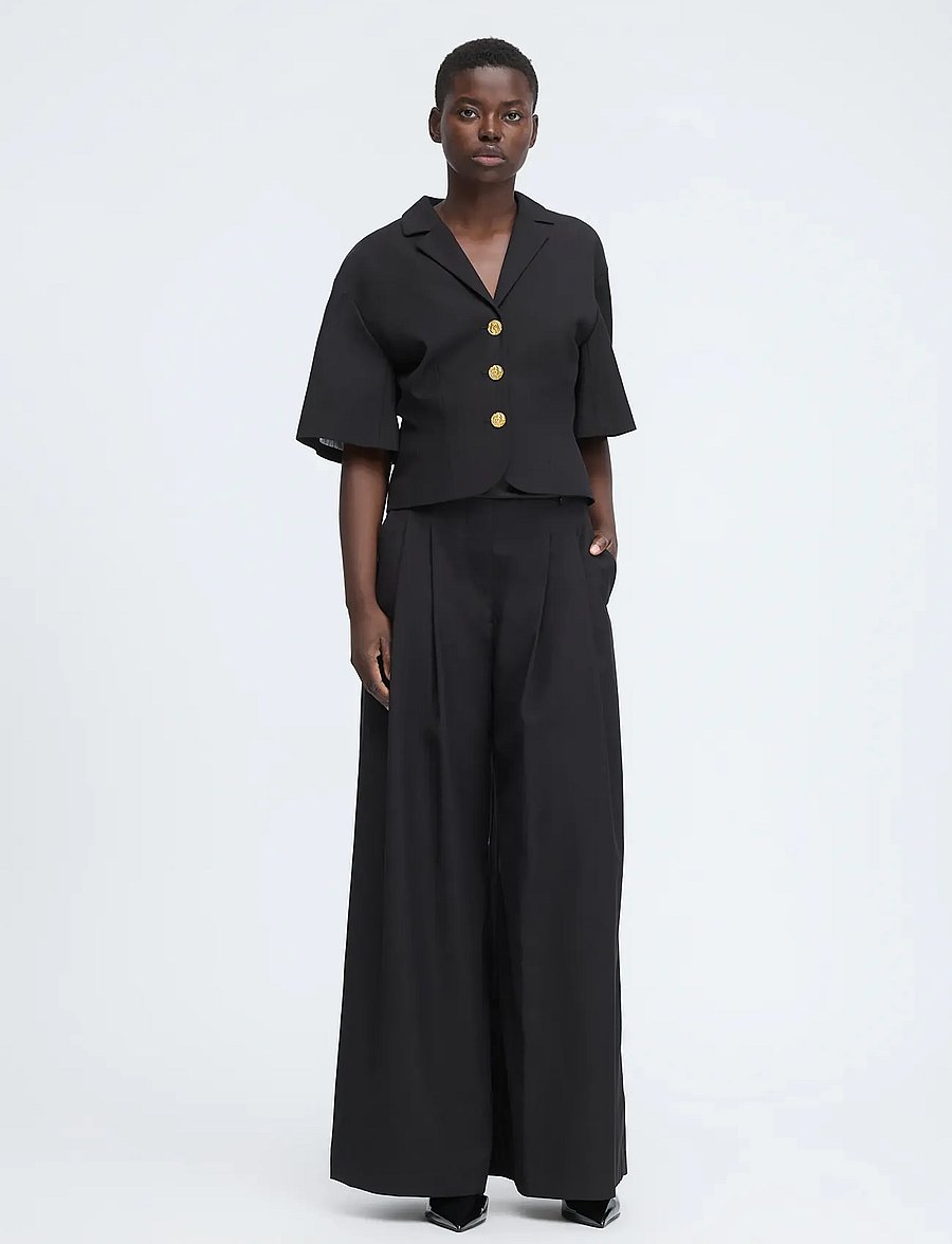 Munthe - CORALIE - cropped-blazer - black - 0