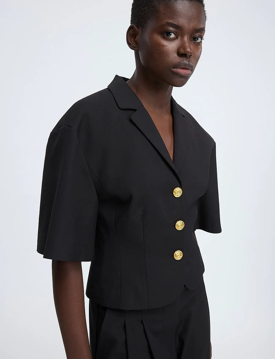 Munthe - CORALIE - cropped-blazer - black - 4