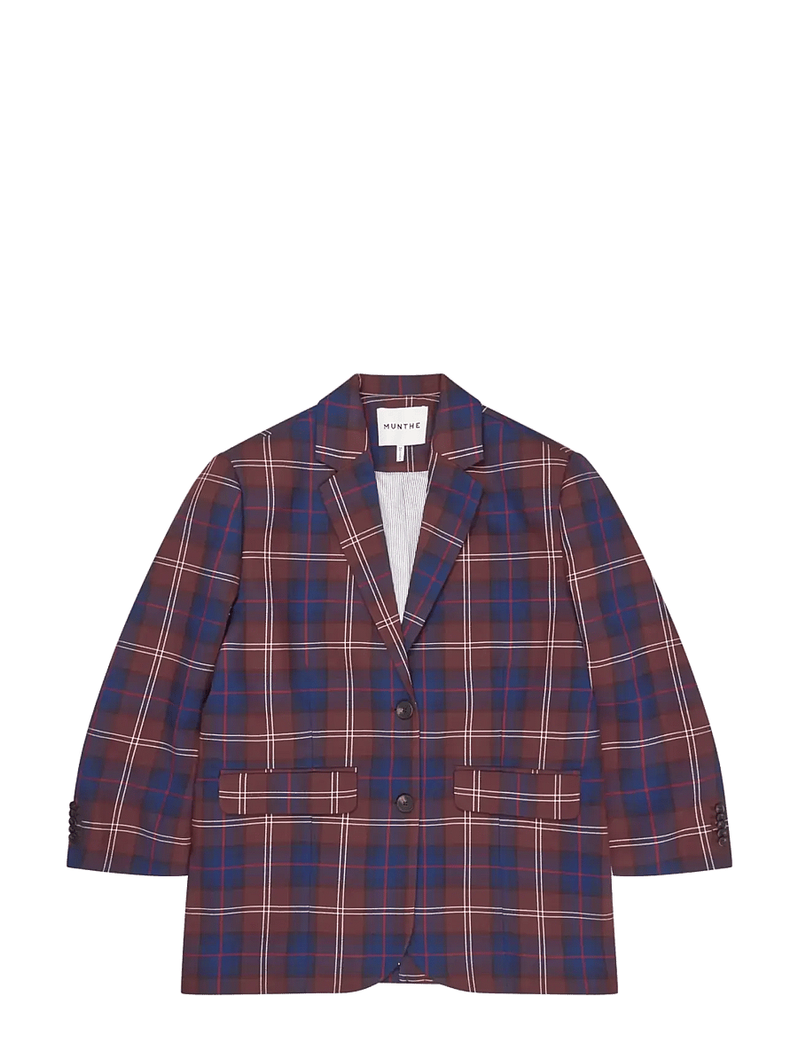 Munthe - CAKETTA - einreihige blazer - plum - 1