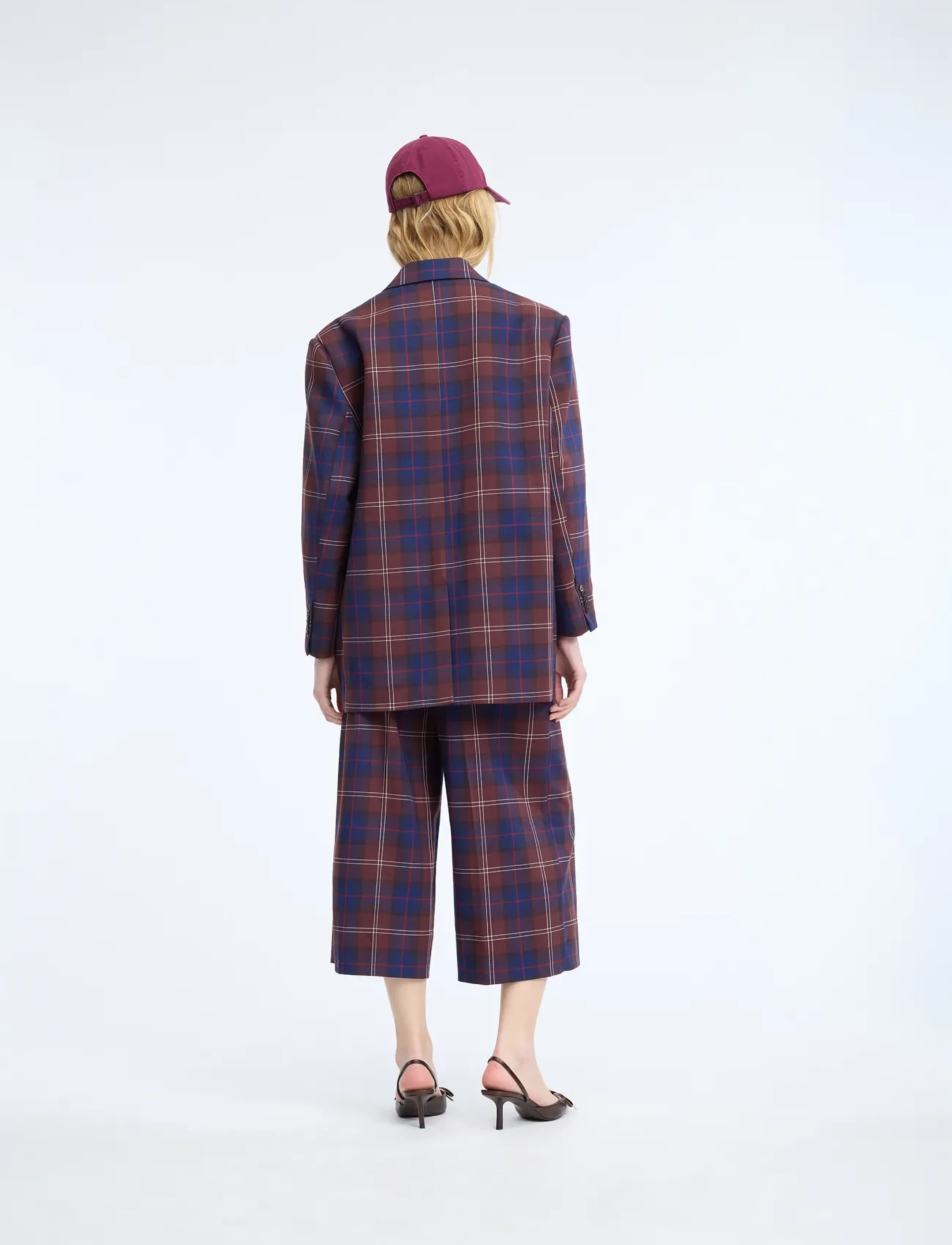 Munthe - CAKETTA - single breasted blazers - plum - 5