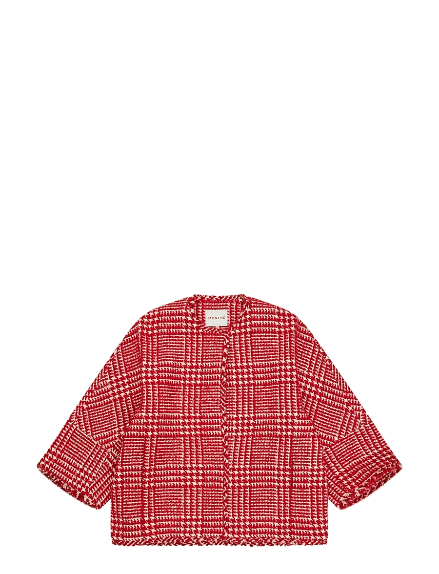 Munthe - COREENA - wolljacken - red - 1