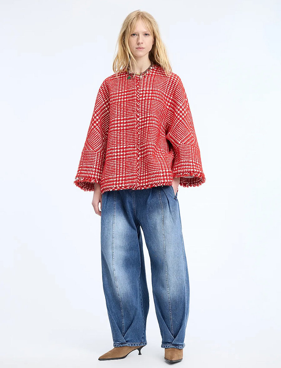 Munthe - COREENA - wolljacken - red - 0