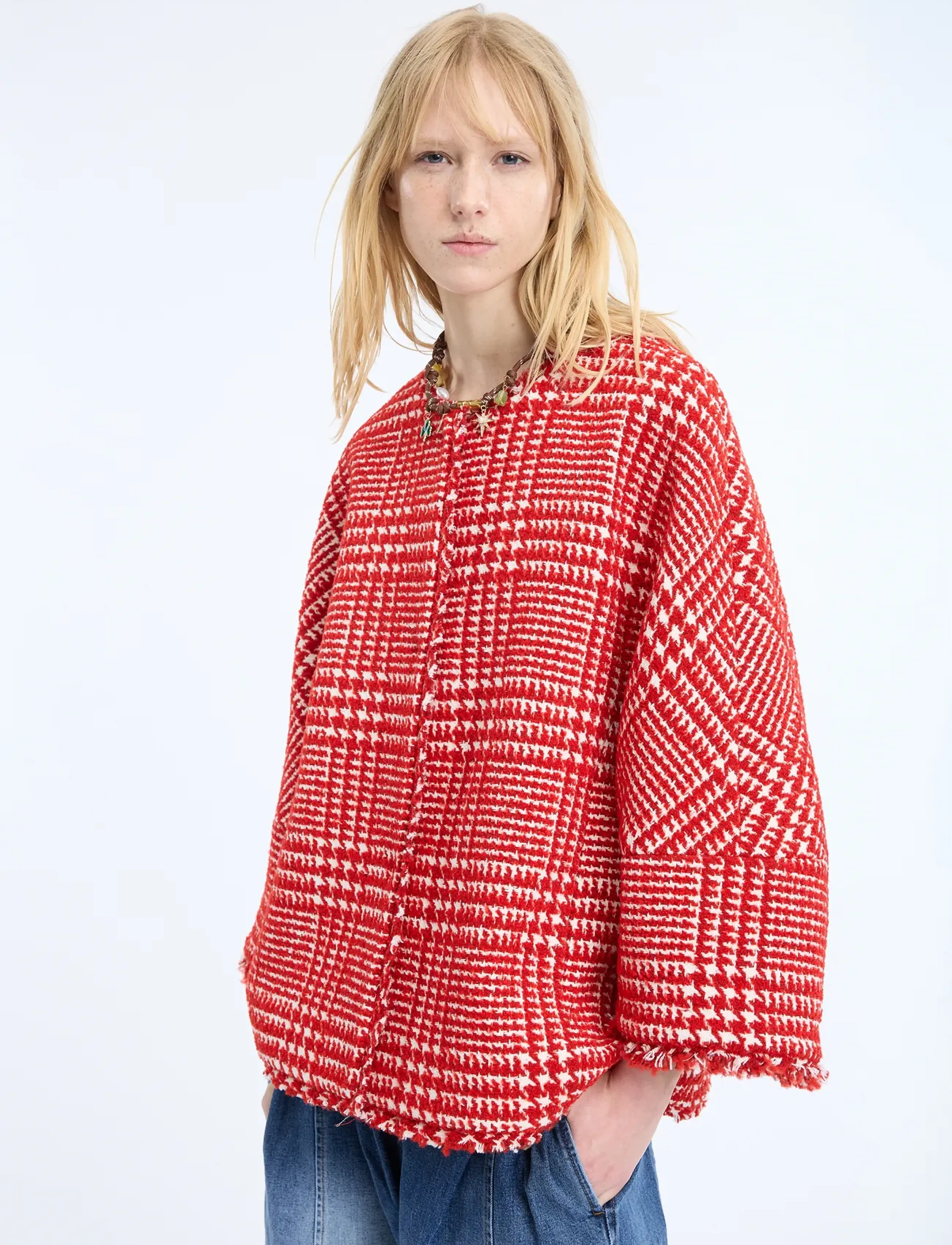 Munthe - COREENA - wool jackets - red - 2