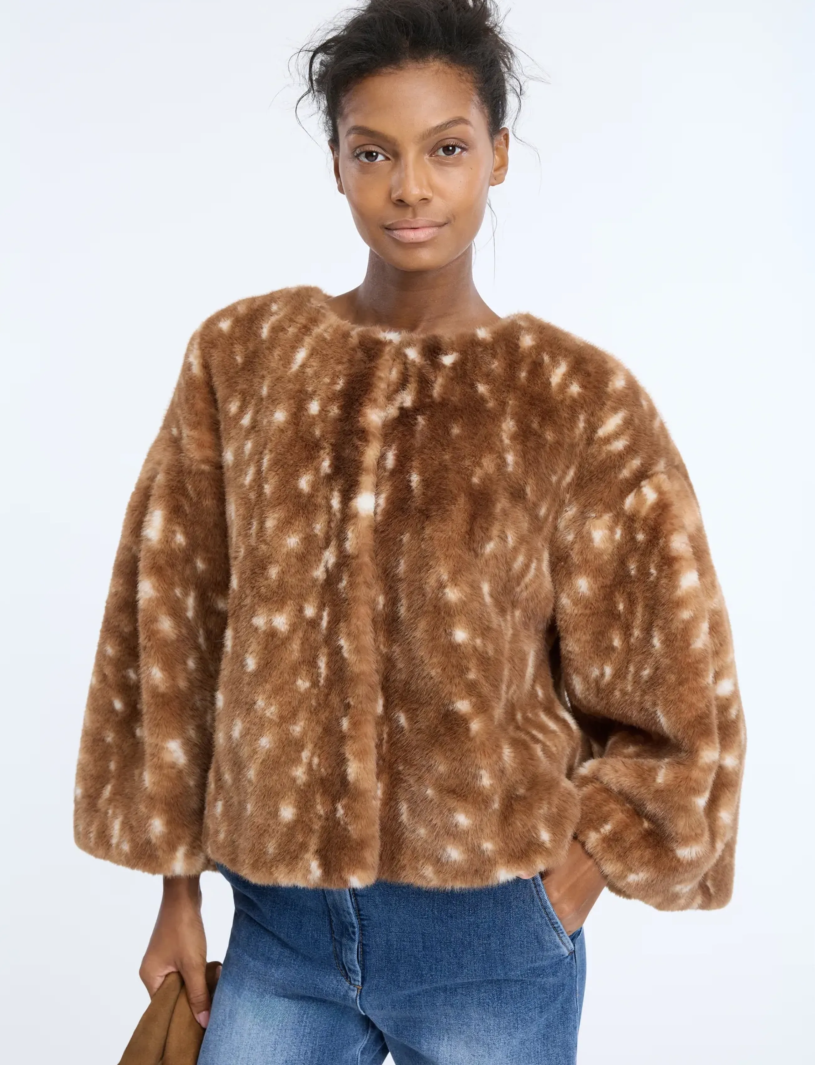 Munthe - CARMELLA - faux fur - print animal - 2