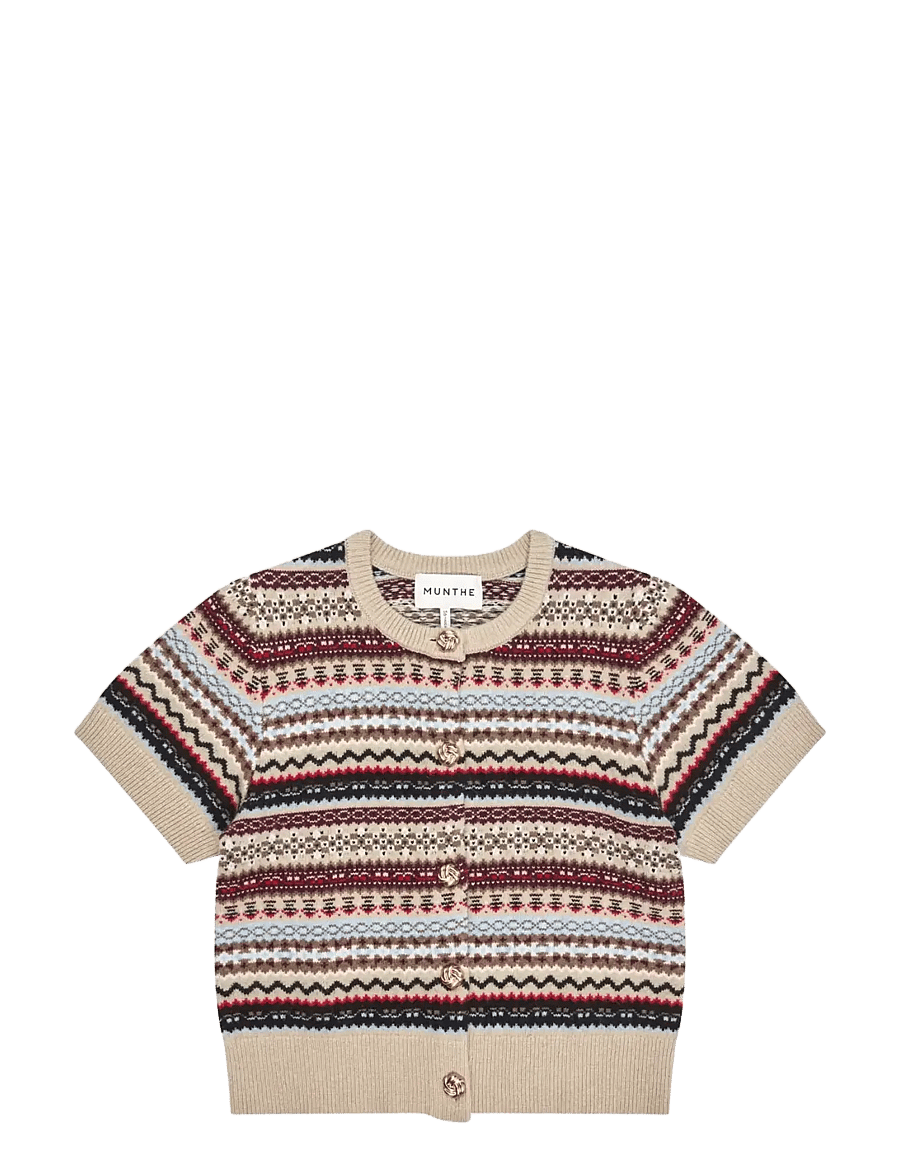 Munthe - CORALINE - strickjacken - mix sand - 1