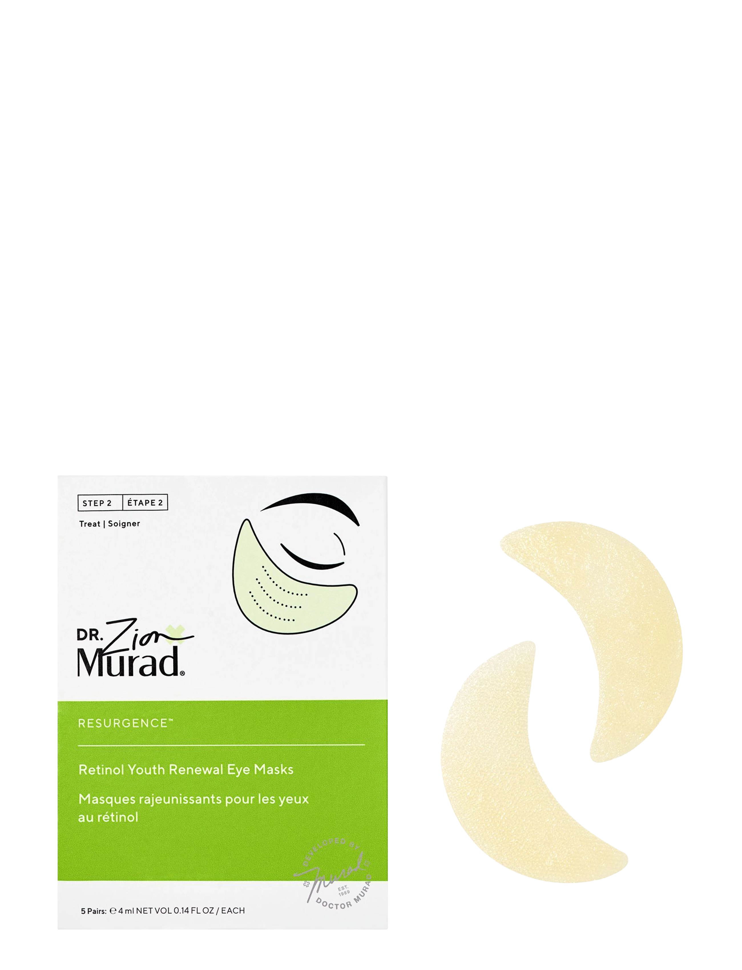 Murad - Retinol Youth Renewal Eye Masks - augnplástrar - clear - 2