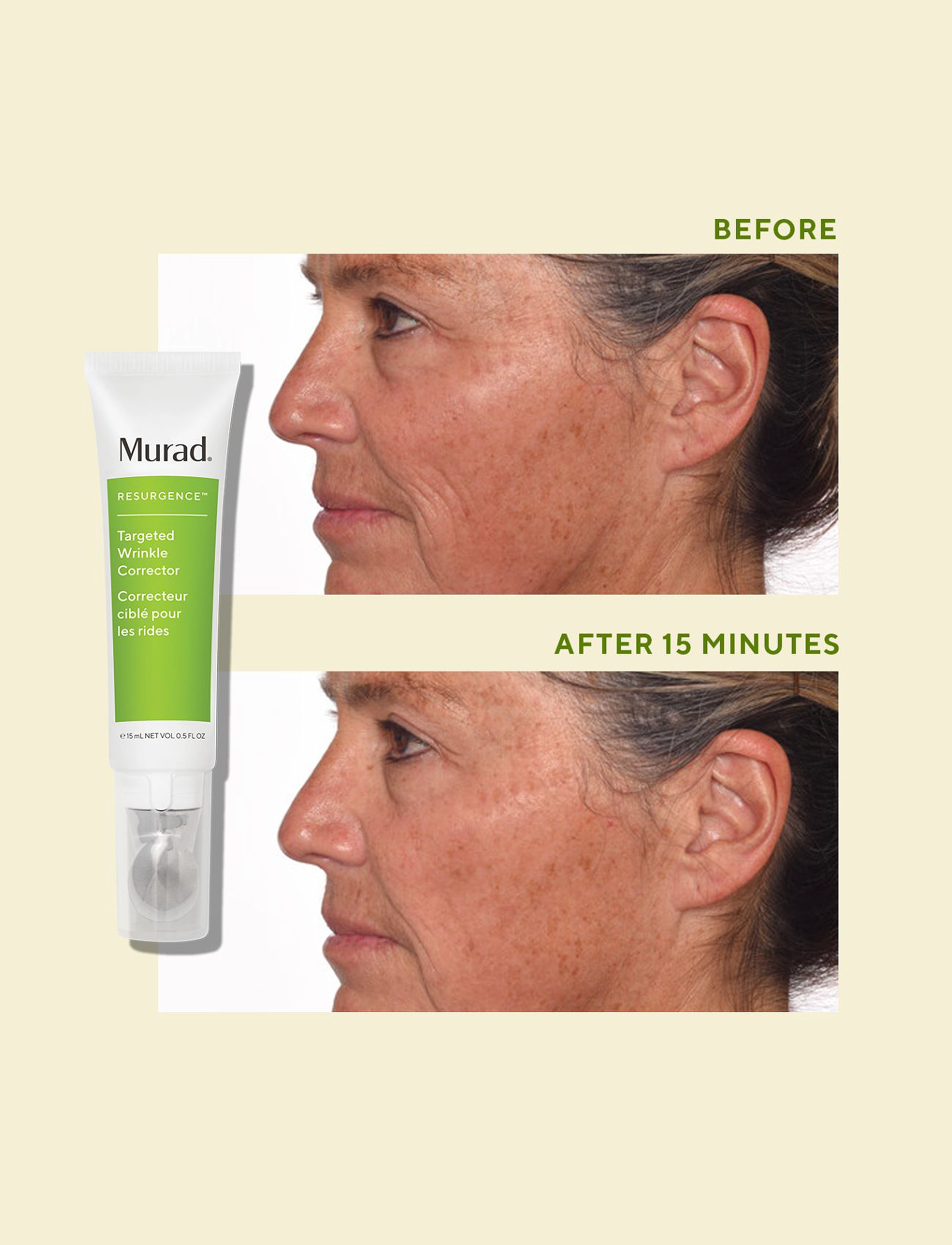 Murad Targeted Wrinkle Corrector, 15 ml, Nude, Fugtighedscreme > Dagcreme, Dame