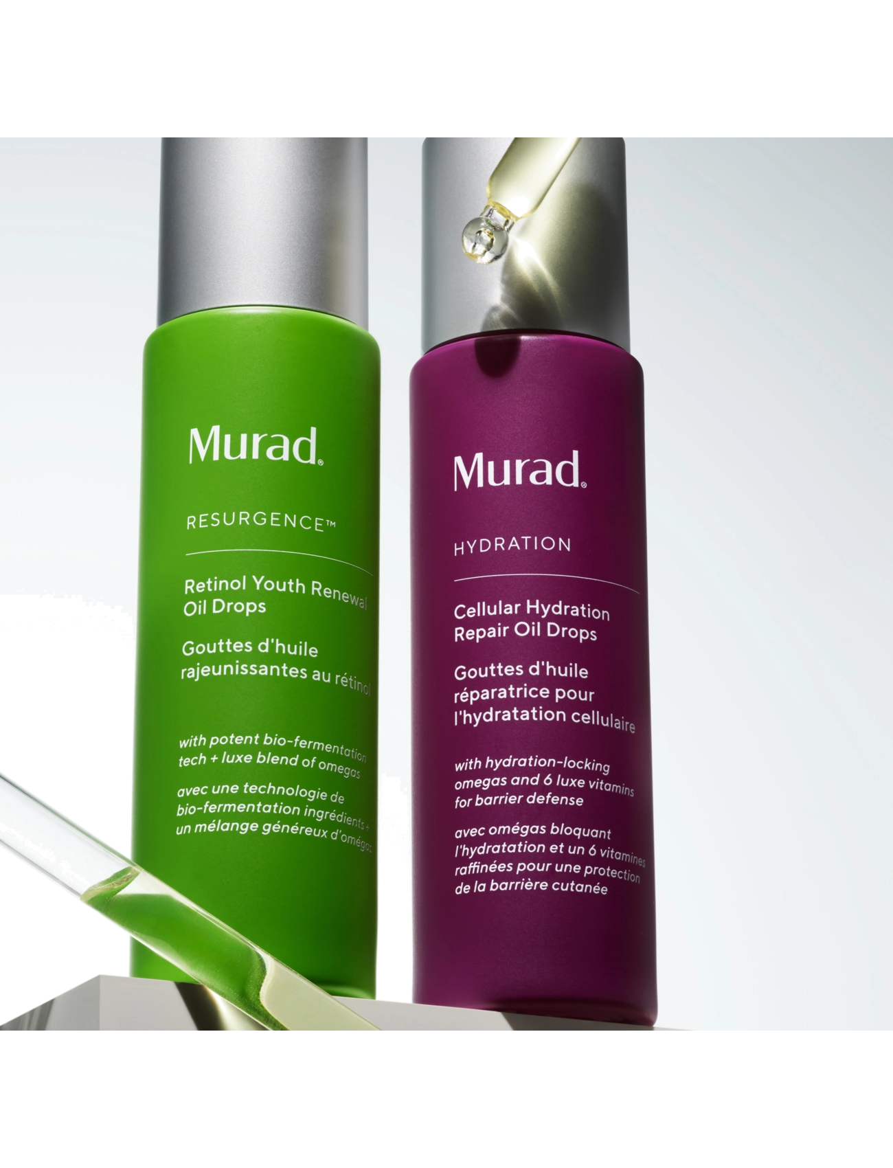 Murad - CELLULAR HYDRATION REPAIR OIL DROPS 30 ML - ansigtsolier - clear - 2