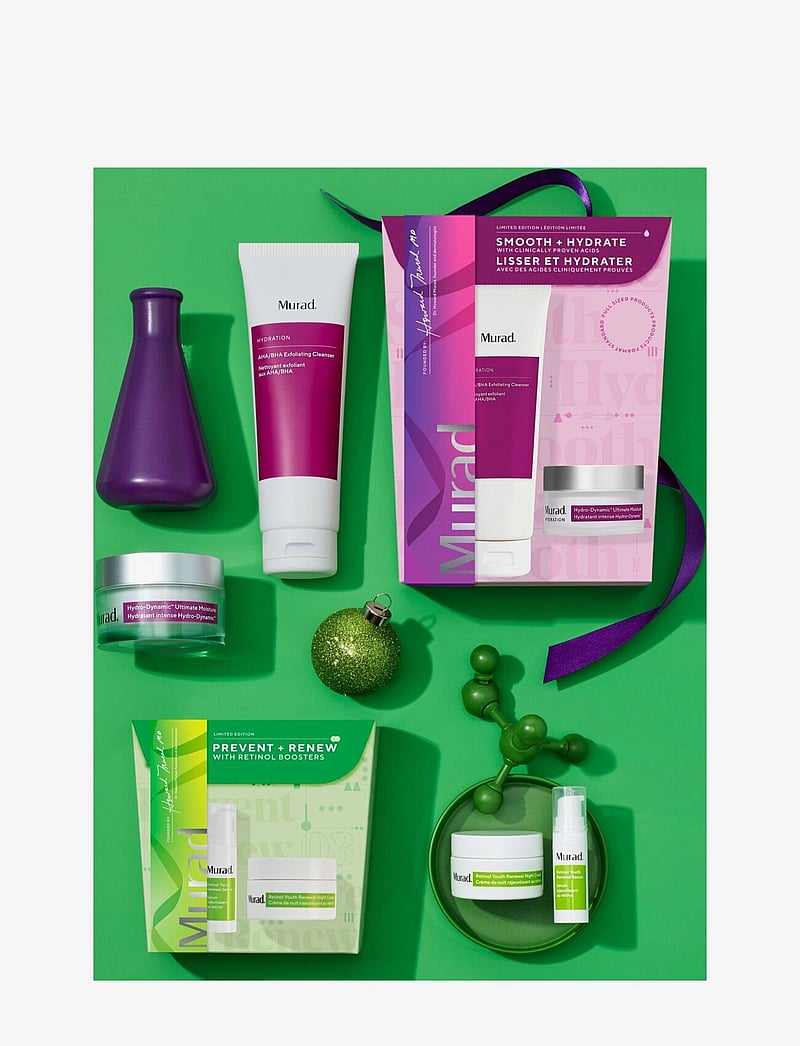 Murad - THE ELEMENTS OF HEALTHY SKIN: SMOOTH & HYDRATE - giftset - clear - 1