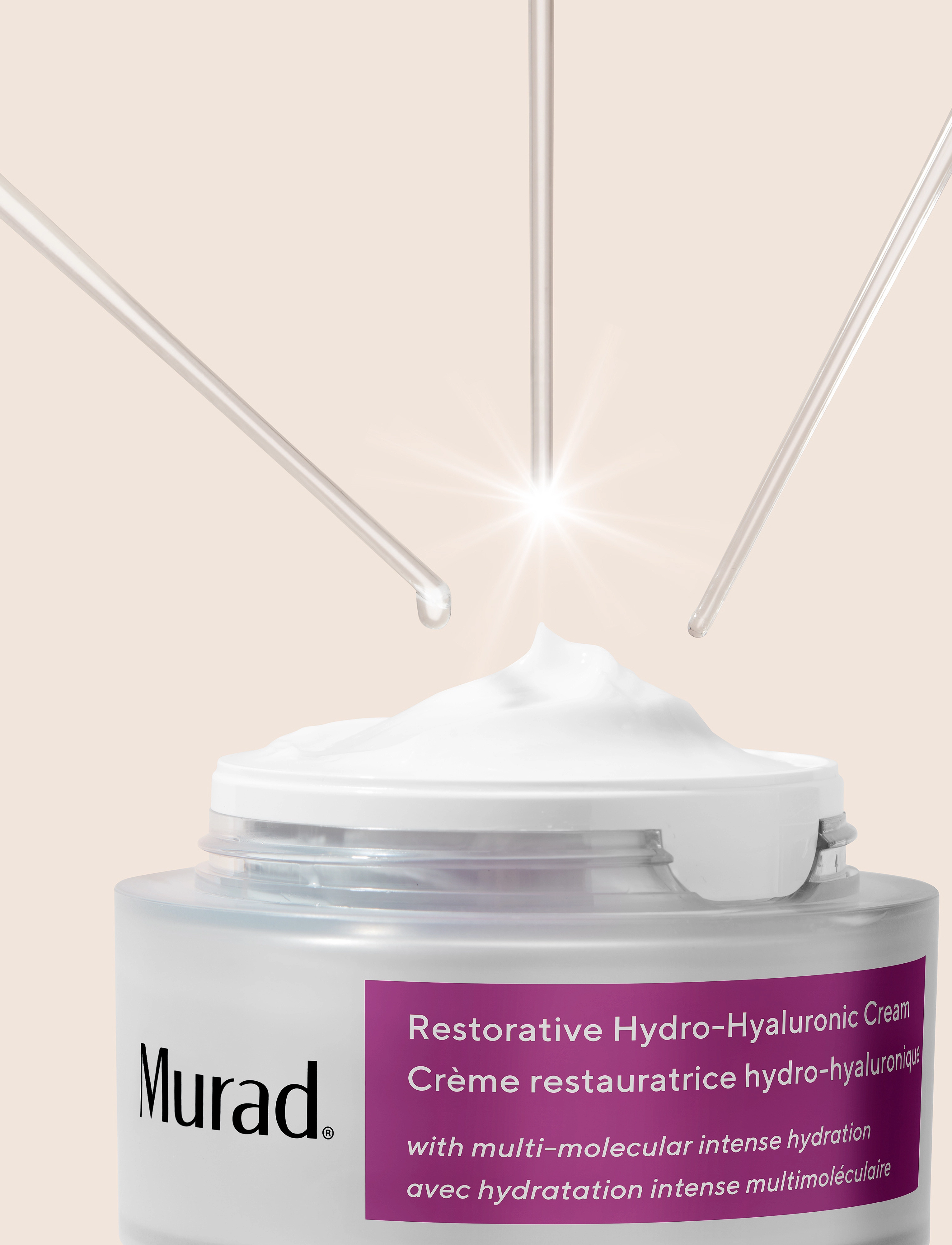 Murad - Restorative Hydro-Hyaluronic Cream 50 ml - päevakreemid - clear - 4