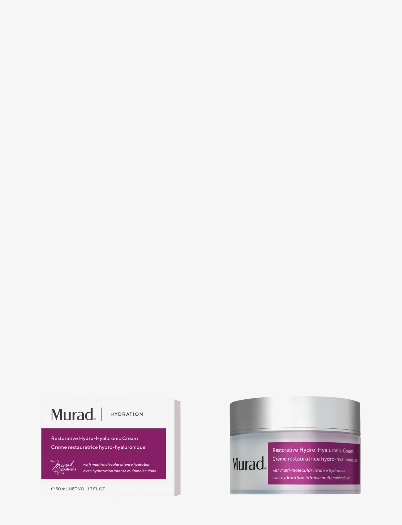 Murad - Restorative Hydro-Hyaluronic Cream 50 ml - päevakreemid - clear - 2